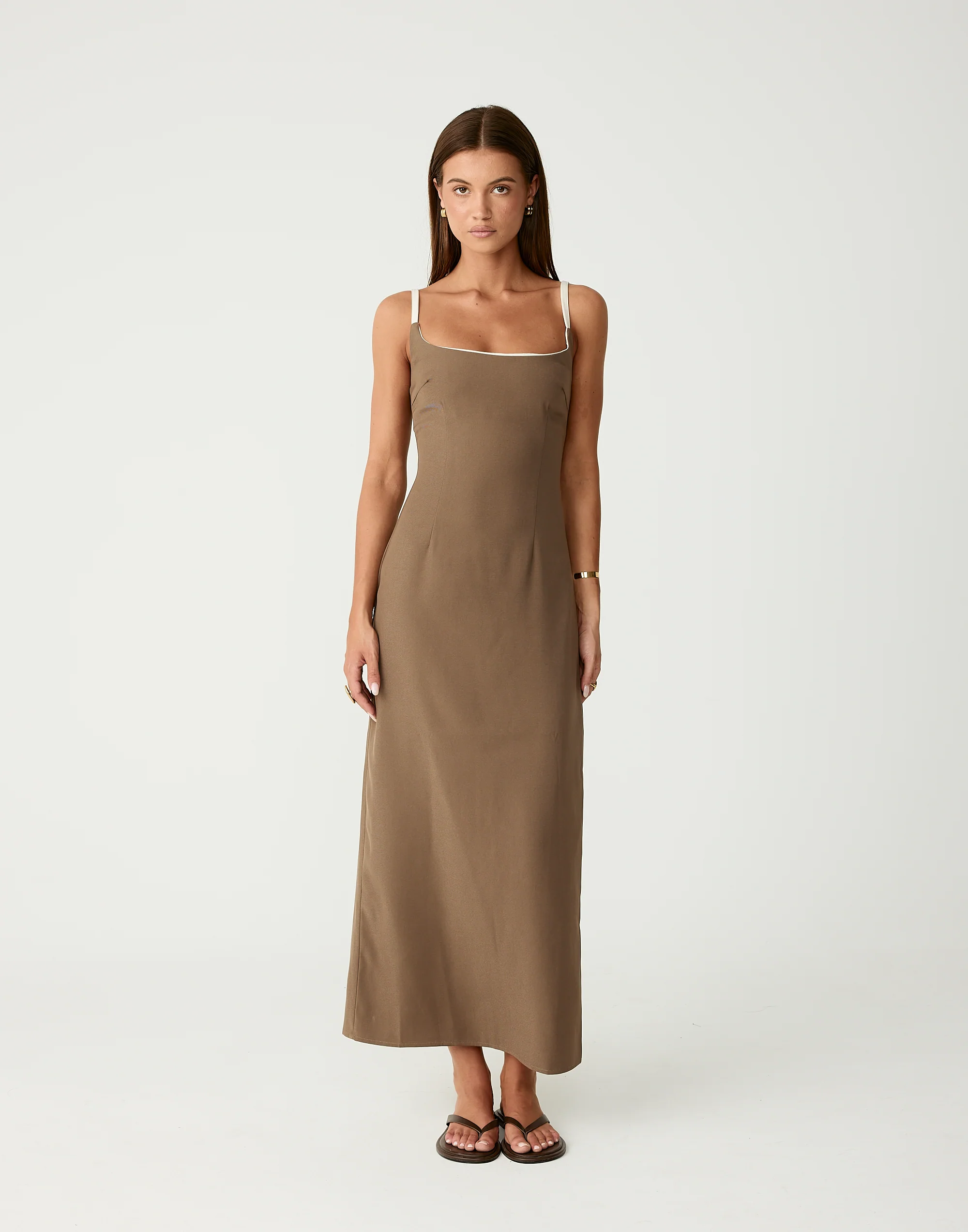 Alistair Maxi Dress (Coffee)