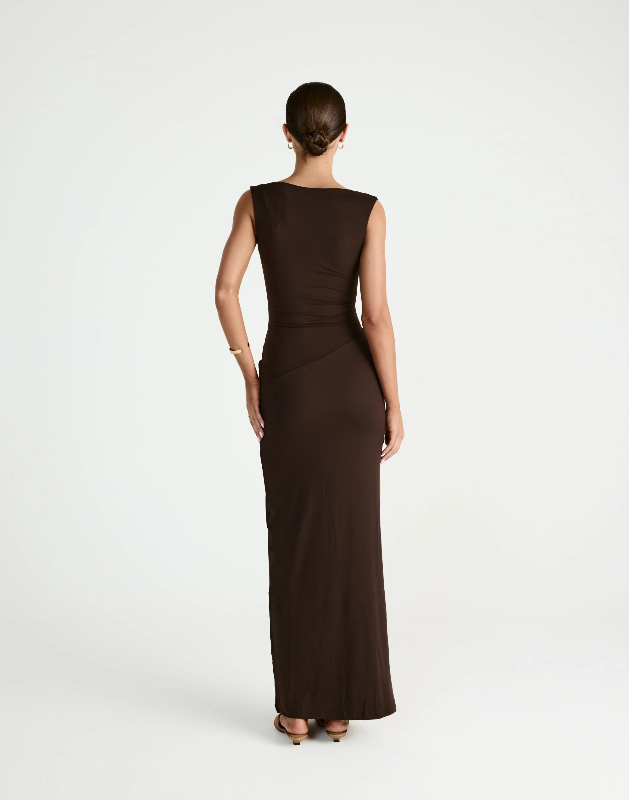 Cory Maxi Dress (Chocolate)