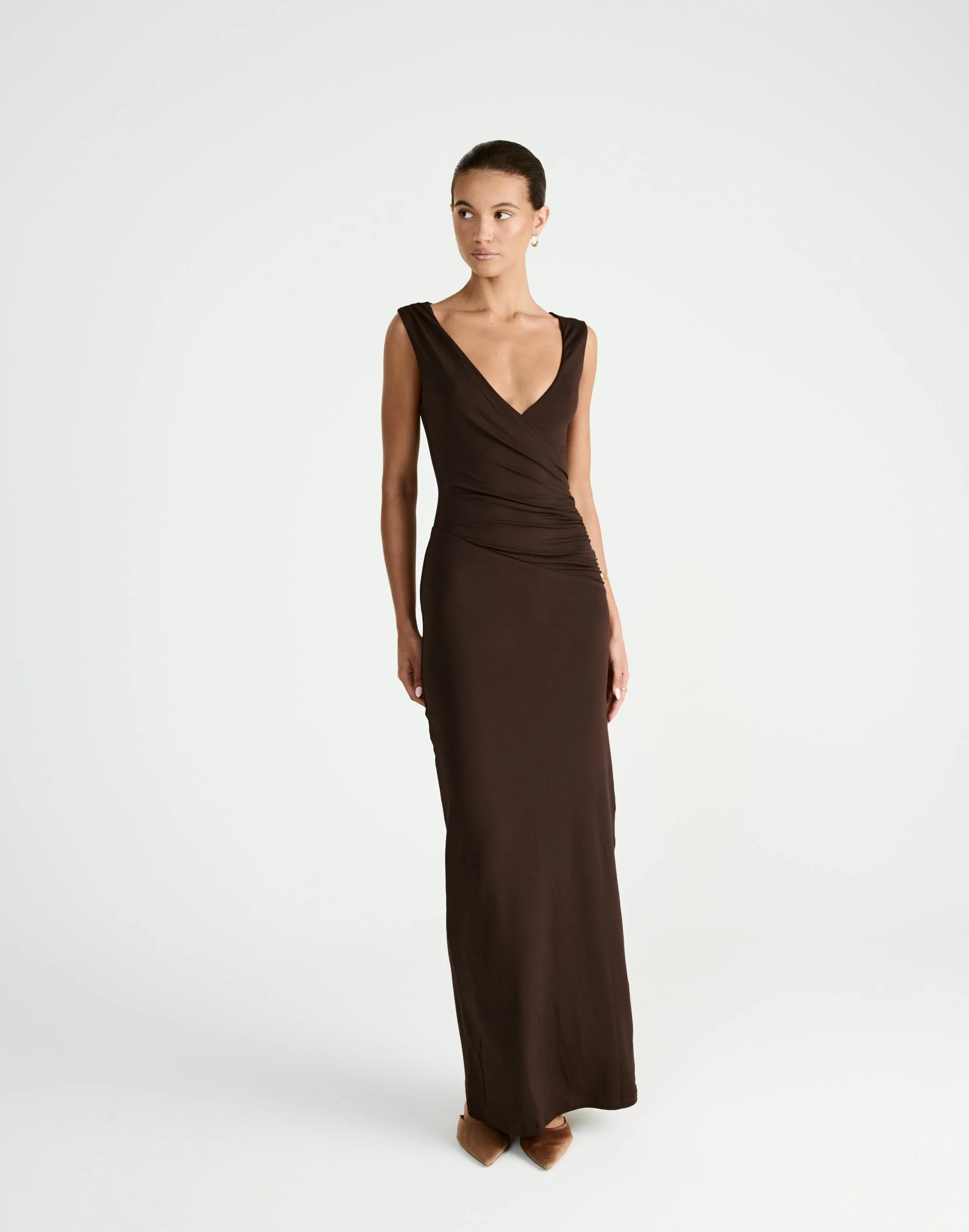 Cory Maxi Dress (Chocolate) 5 Cory Maxi Dress (Chocolate)