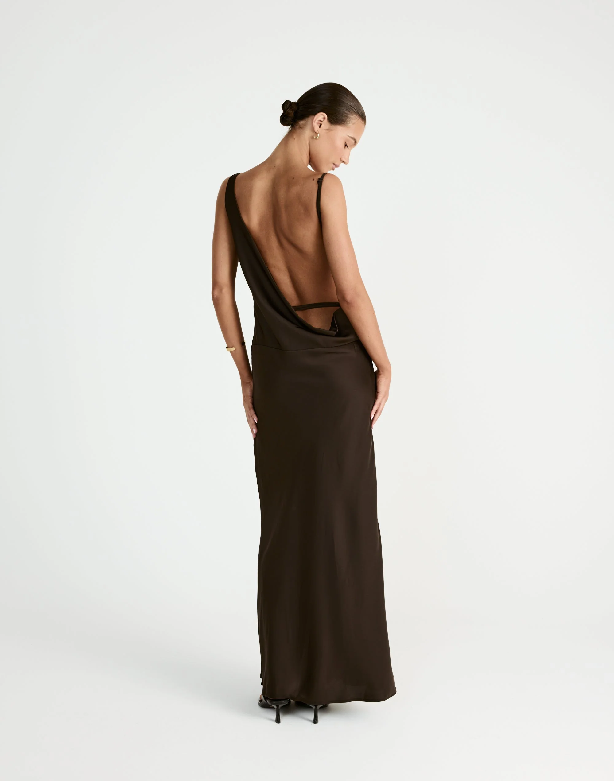 Adley Maxi Dress (Chocolate)