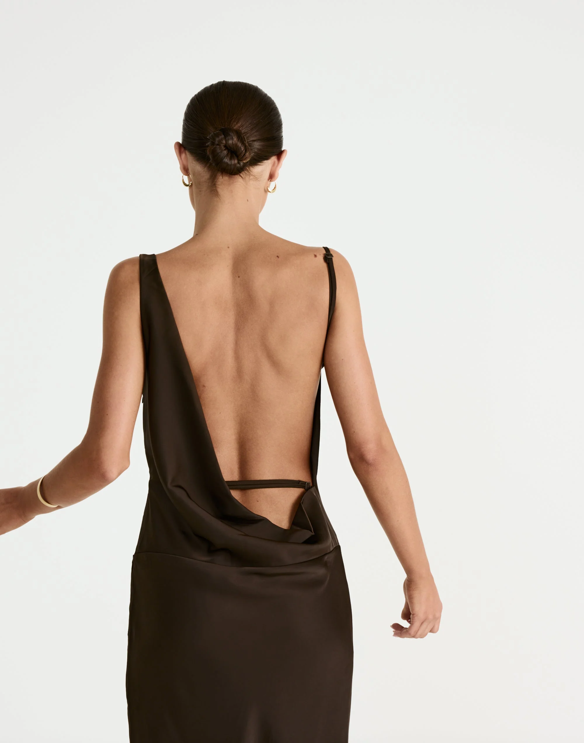 Adley Maxi Dress (Chocolate) 4 Adley Maxi Dress (Chocolate)