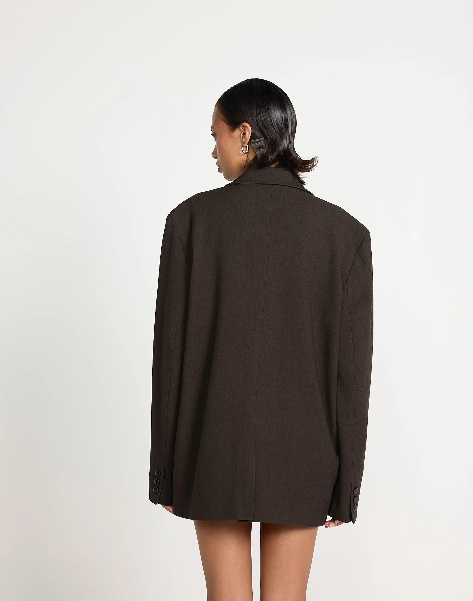 Clarke Blazer (Choc Texture) 3 Clarke Blazer (Choc Texture)