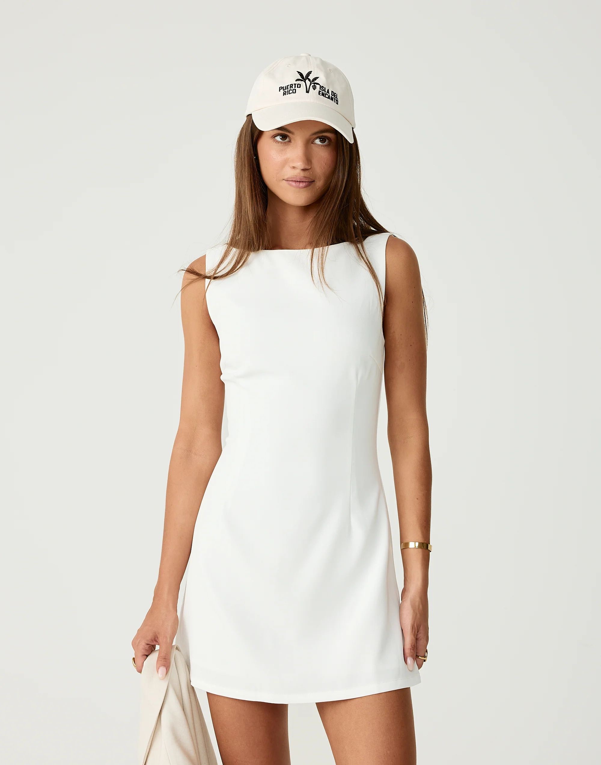 Aisling Mini Dress (White) 3 Aisling Mini Dress (White)