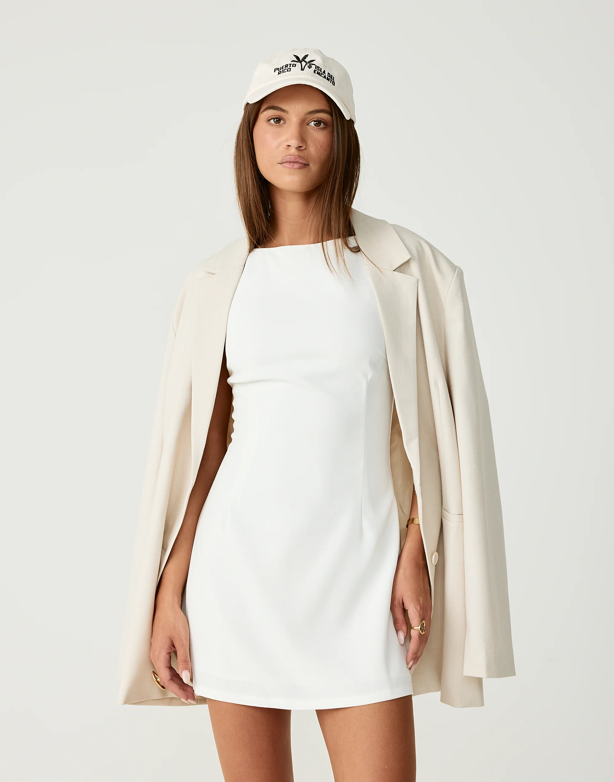 Aisling Mini Dress (White) 7 Aisling Mini Dress (White)