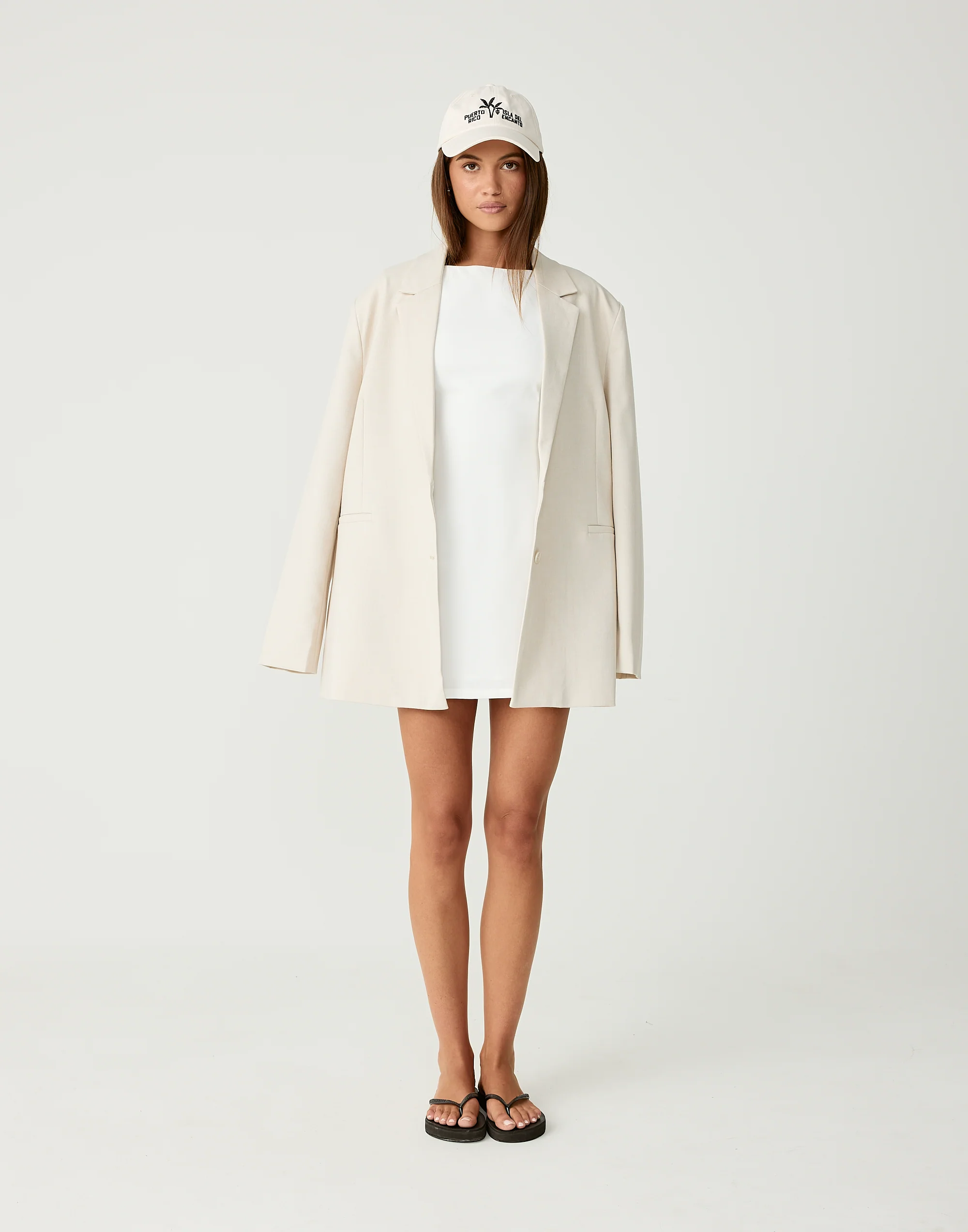 Aisling Mini Dress (White) 8 Aisling Mini Dress (White)