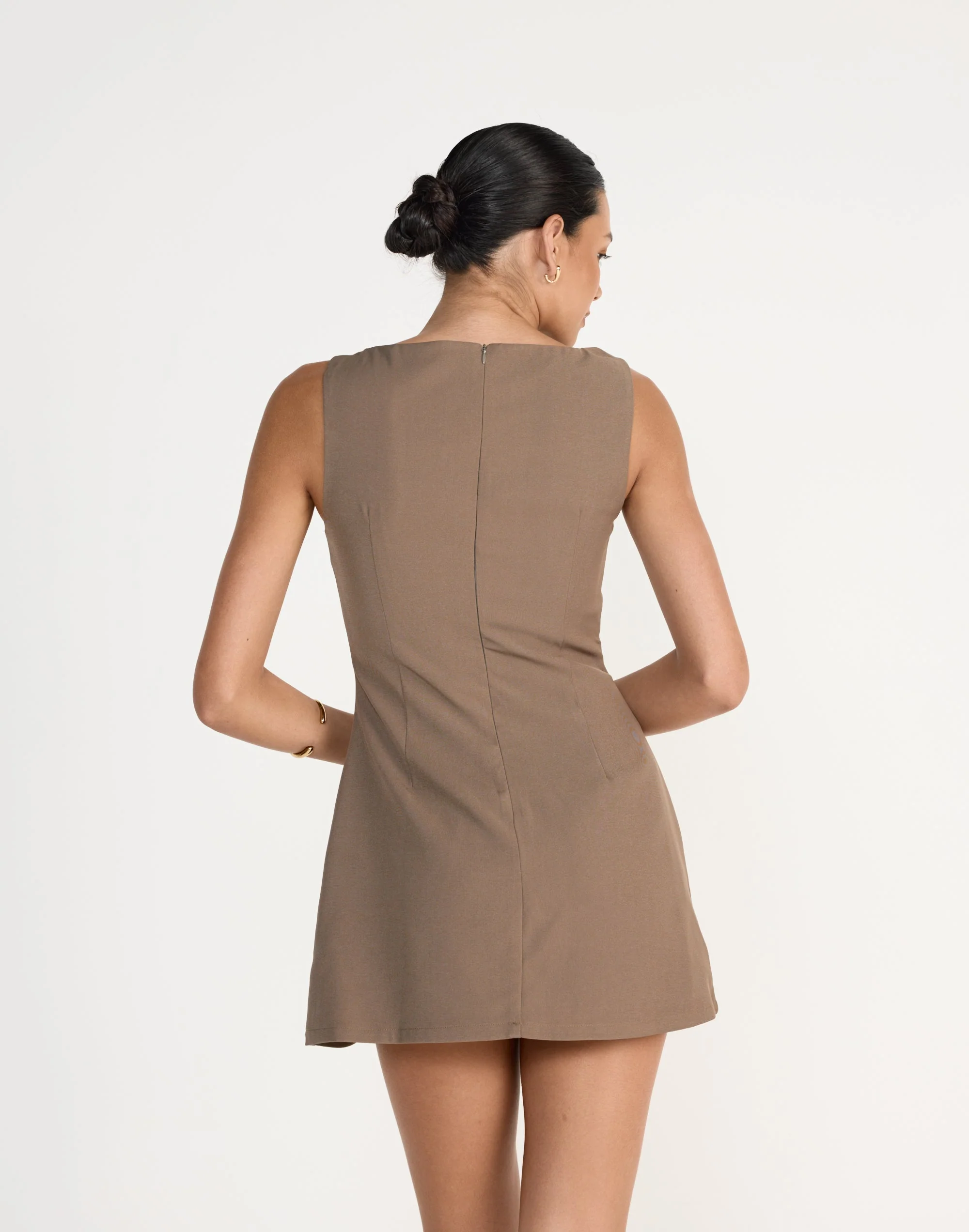 Aisling Mini Dress (Coffee) 5 Aisling Mini Dress (Coffee)