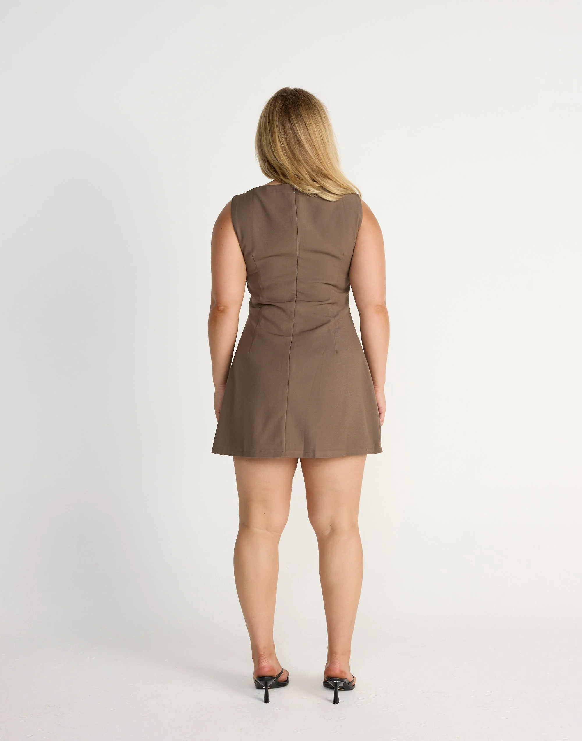 Aisling Mini Dress (Coffee) 7 Aisling Mini Dress (Coffee)