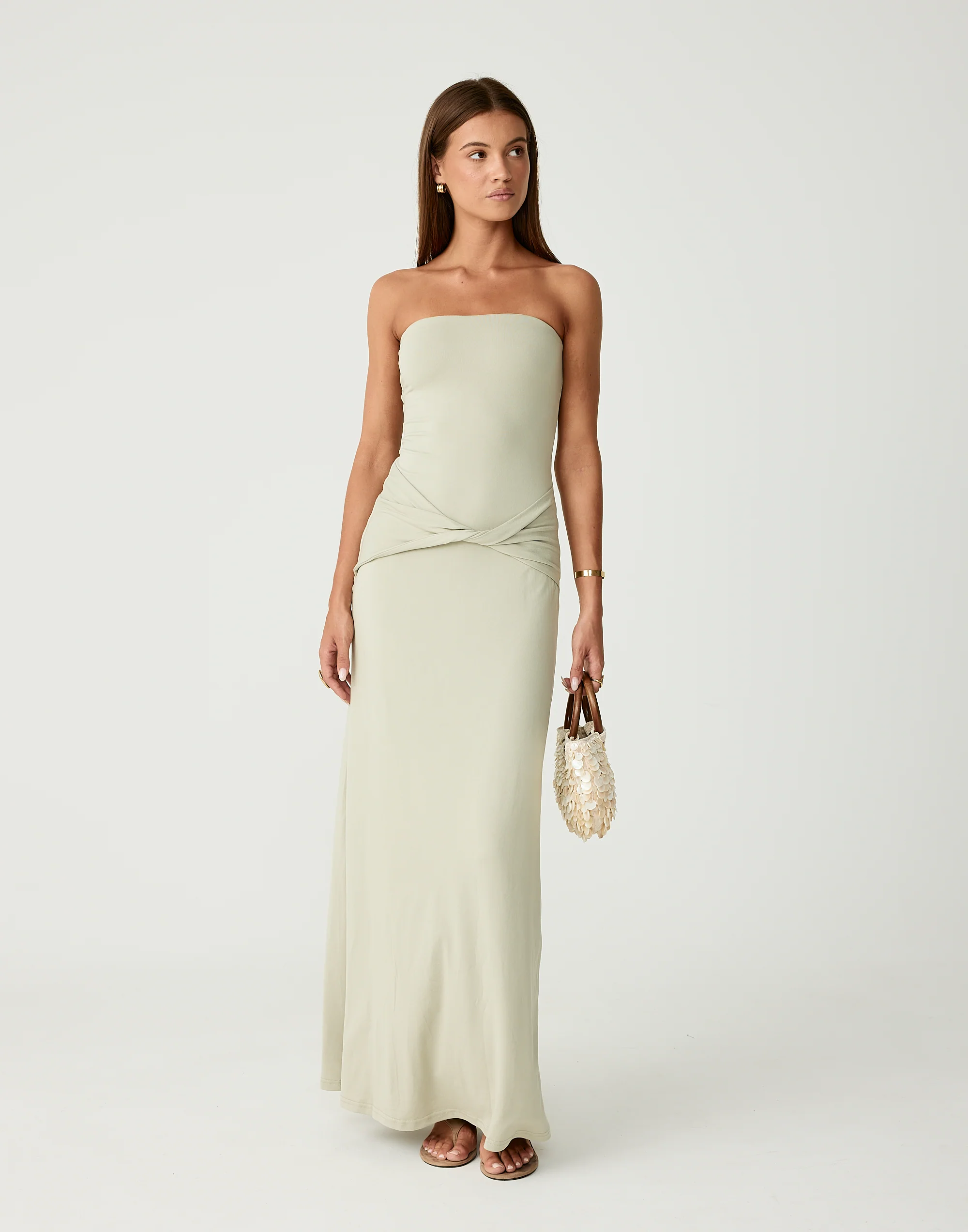 Edela Maxi Dress (Seagrass)