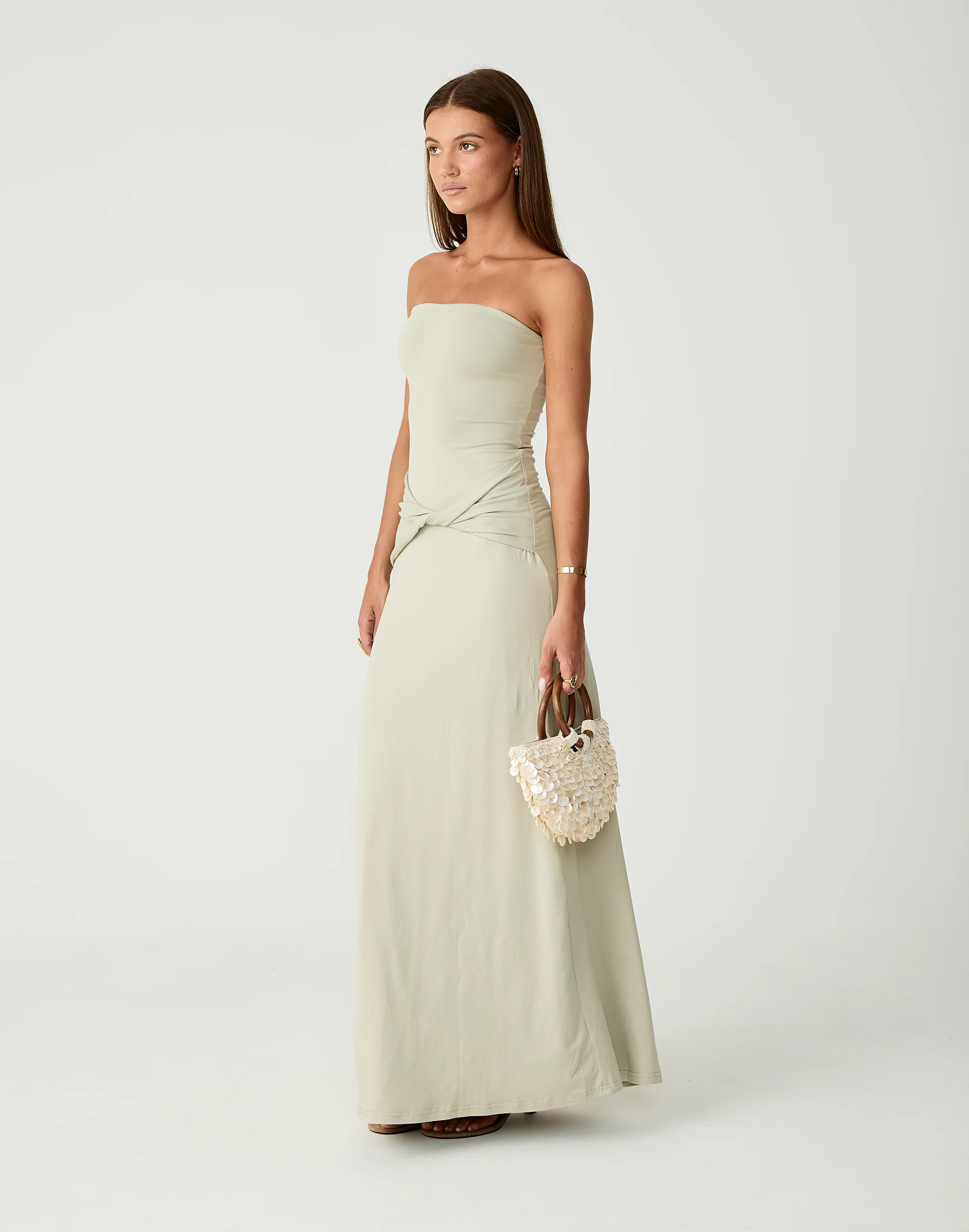 Edela Maxi Dress (Seagrass)