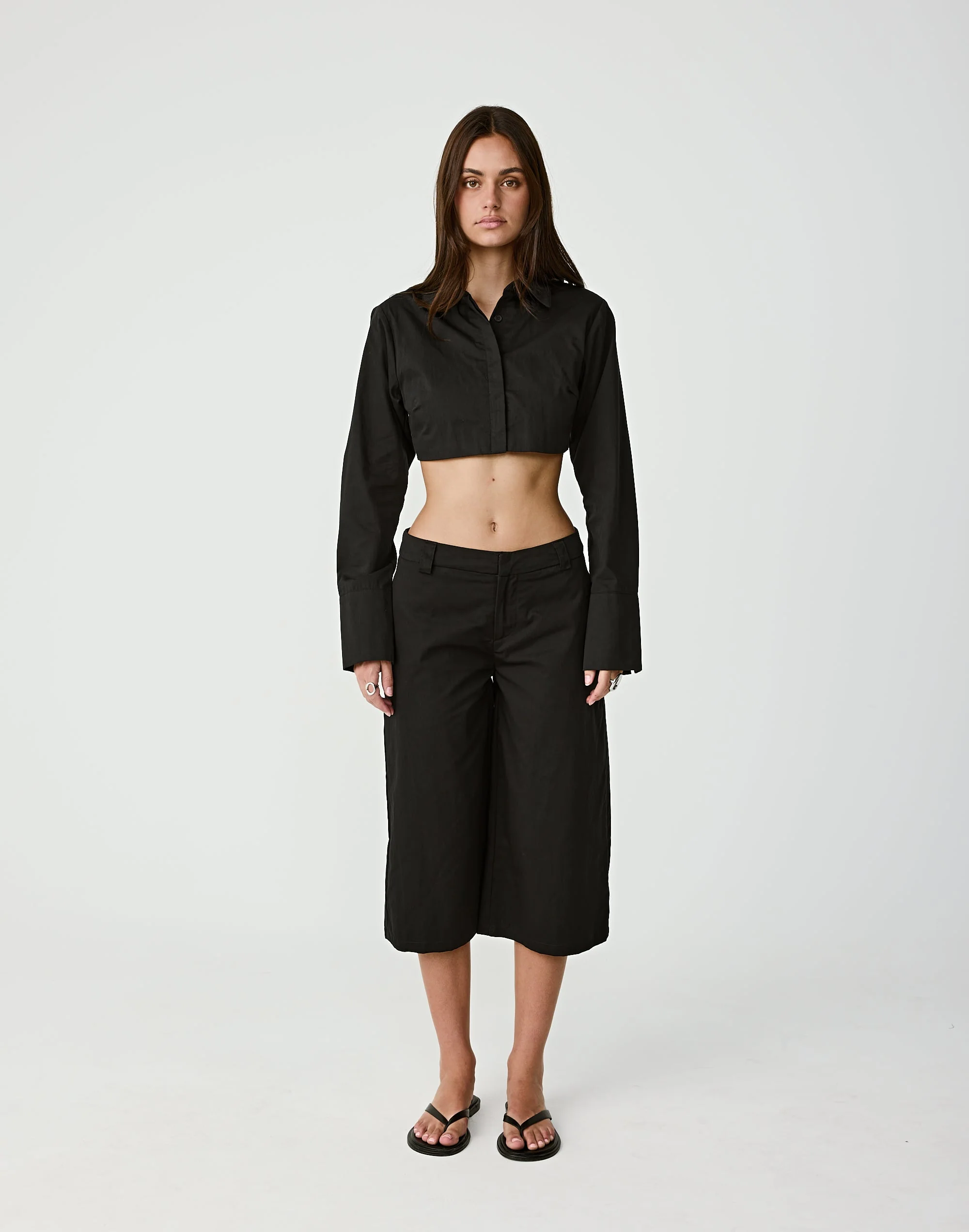 Ryley Midi Pants (Black) 4 Ryley Midi Pants (Black)