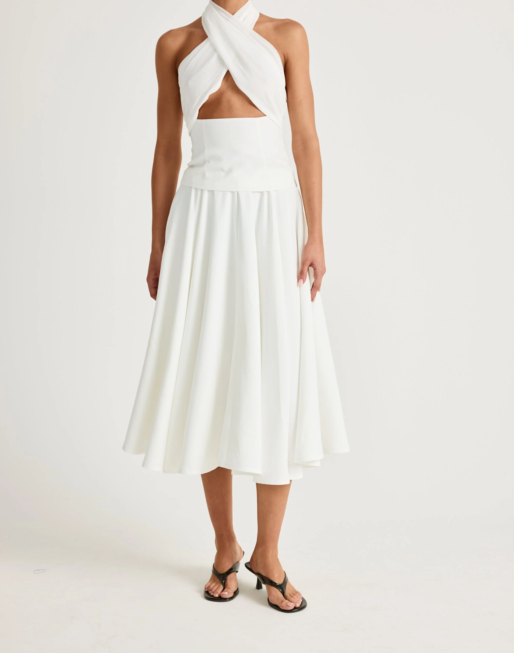Sara Midi Skirt (Off White) 6 Sara Midi Skirt (Off White)