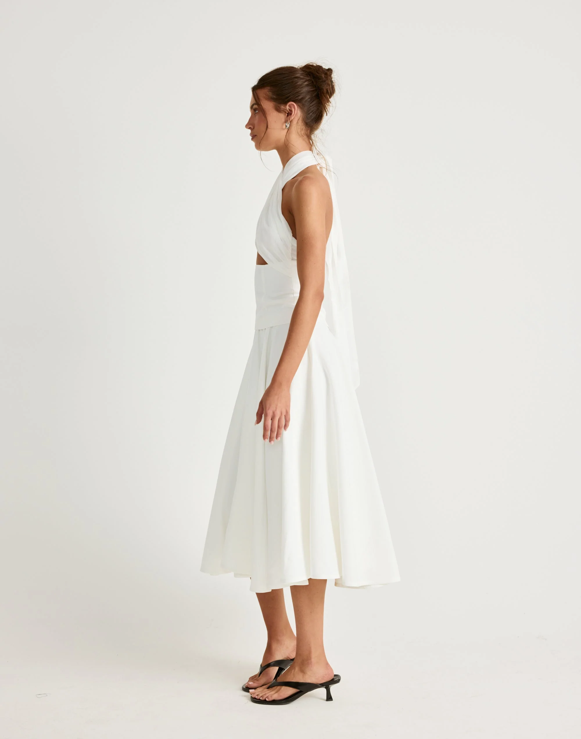 Sara Midi Skirt (Off White) 7 Sara Midi Skirt (Off White)