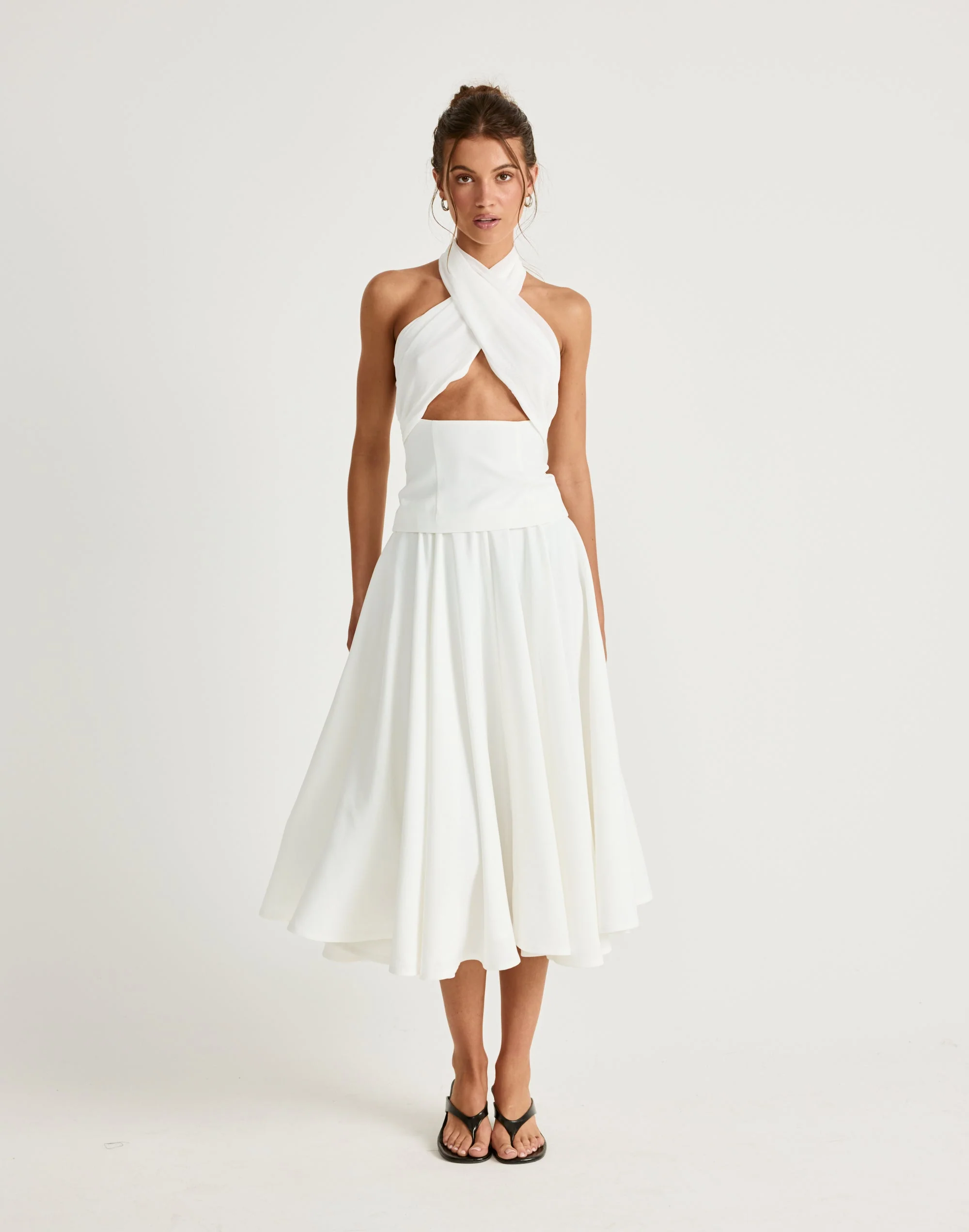 Sara Midi Skirt (Off White) 8 Sara Midi Skirt (Off White)