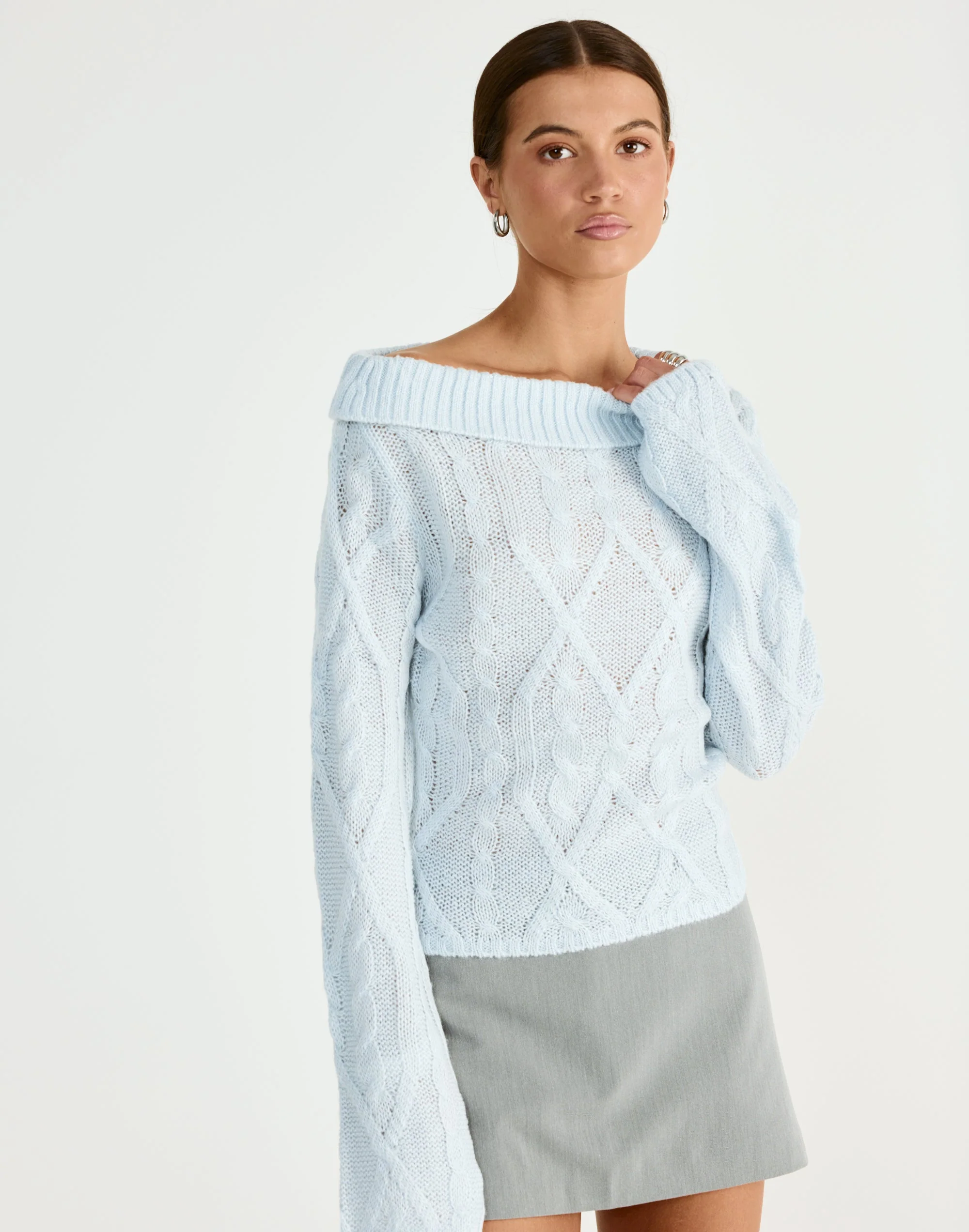 Loch Long Sleeve Top (Baby Blue) 4 Loch Long Sleeve Top (Baby Blue)