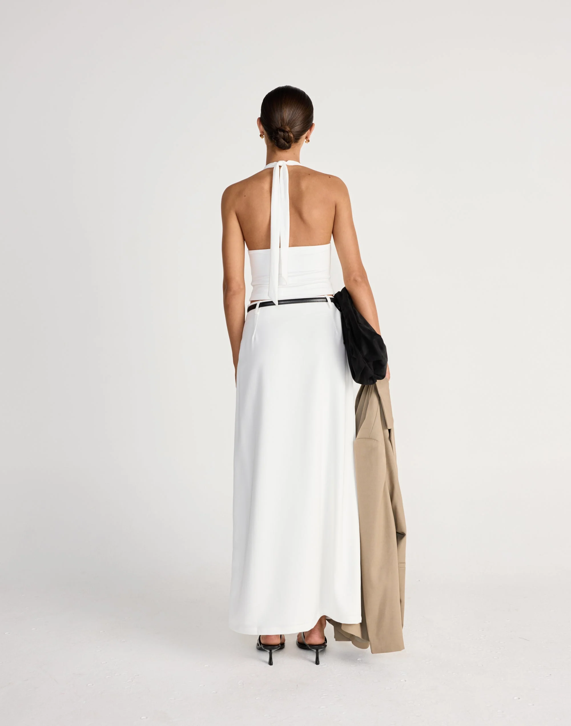 Dagny Maxi Skirt (White) 5 Dagny Maxi Skirt (White)