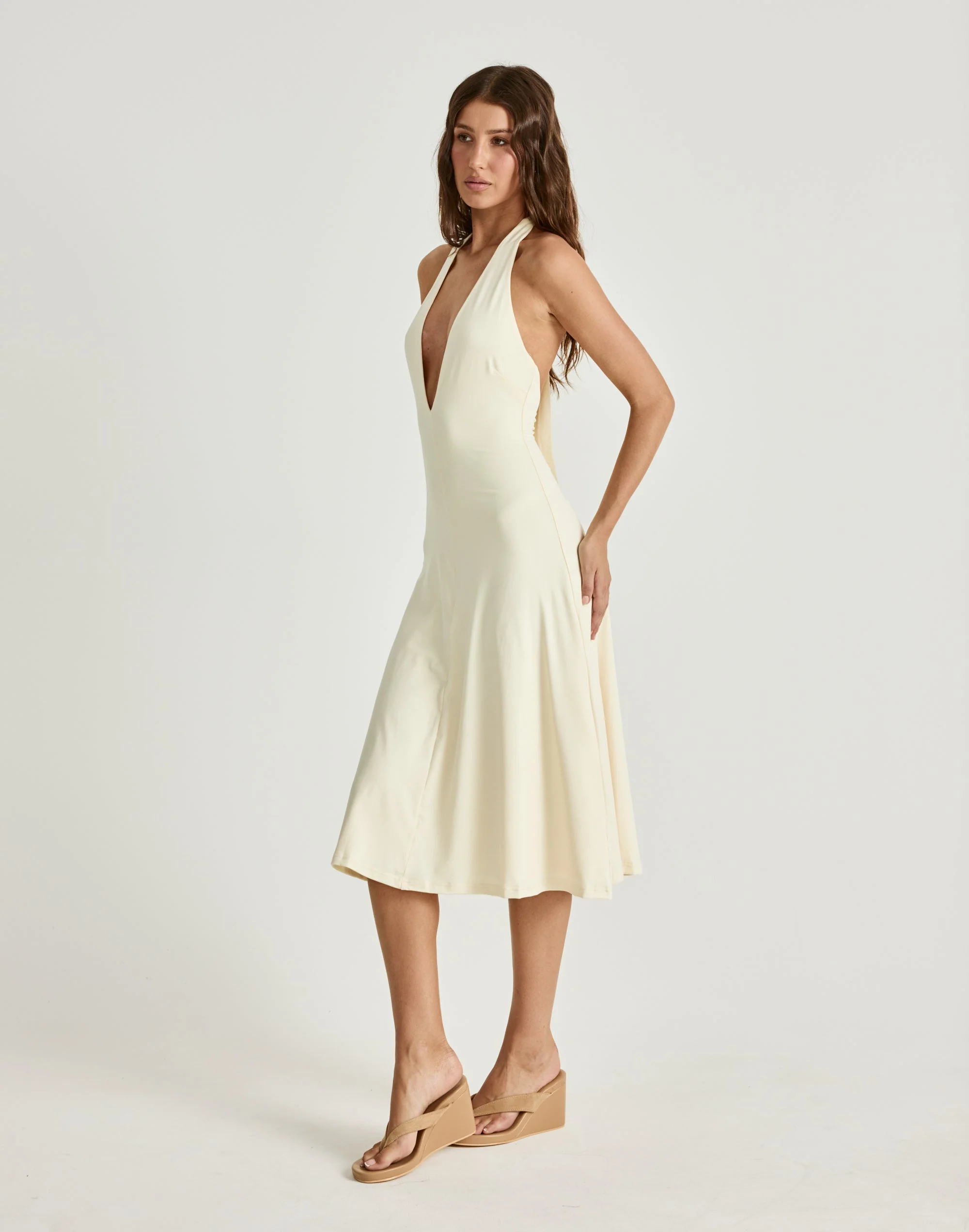 Sable Midi Dress (Butter) 6 Sable Midi Dress (Butter)