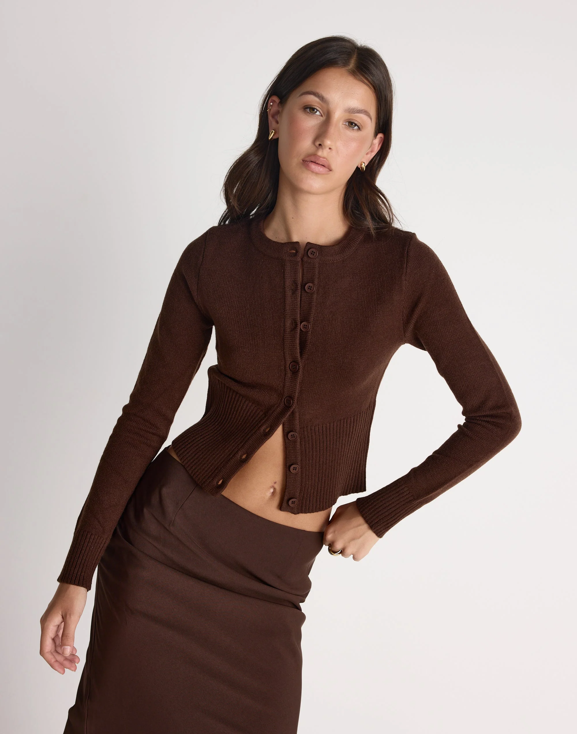 Deidra Top (Chocolate)