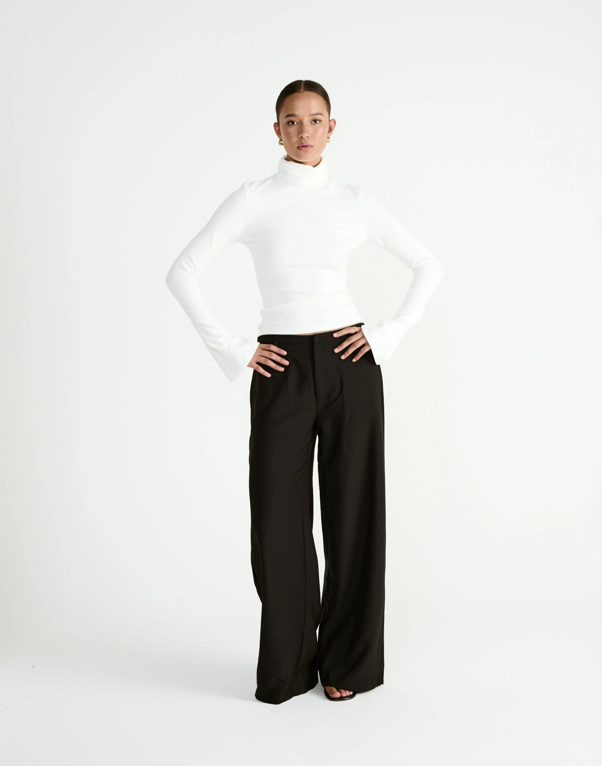 Bernadette Long Sleeve Top (White) 3 Bernadette Long Sleeve Top (White)