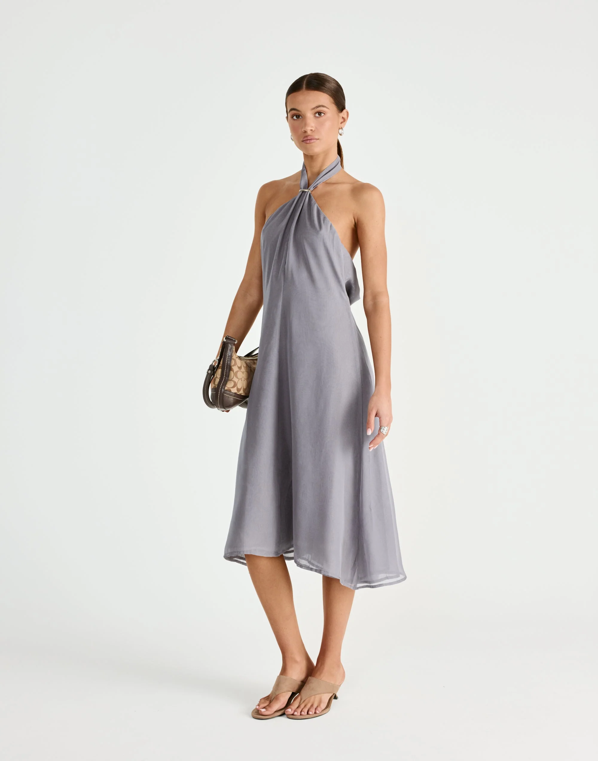 Merritt Midi Dress (Cloudy)