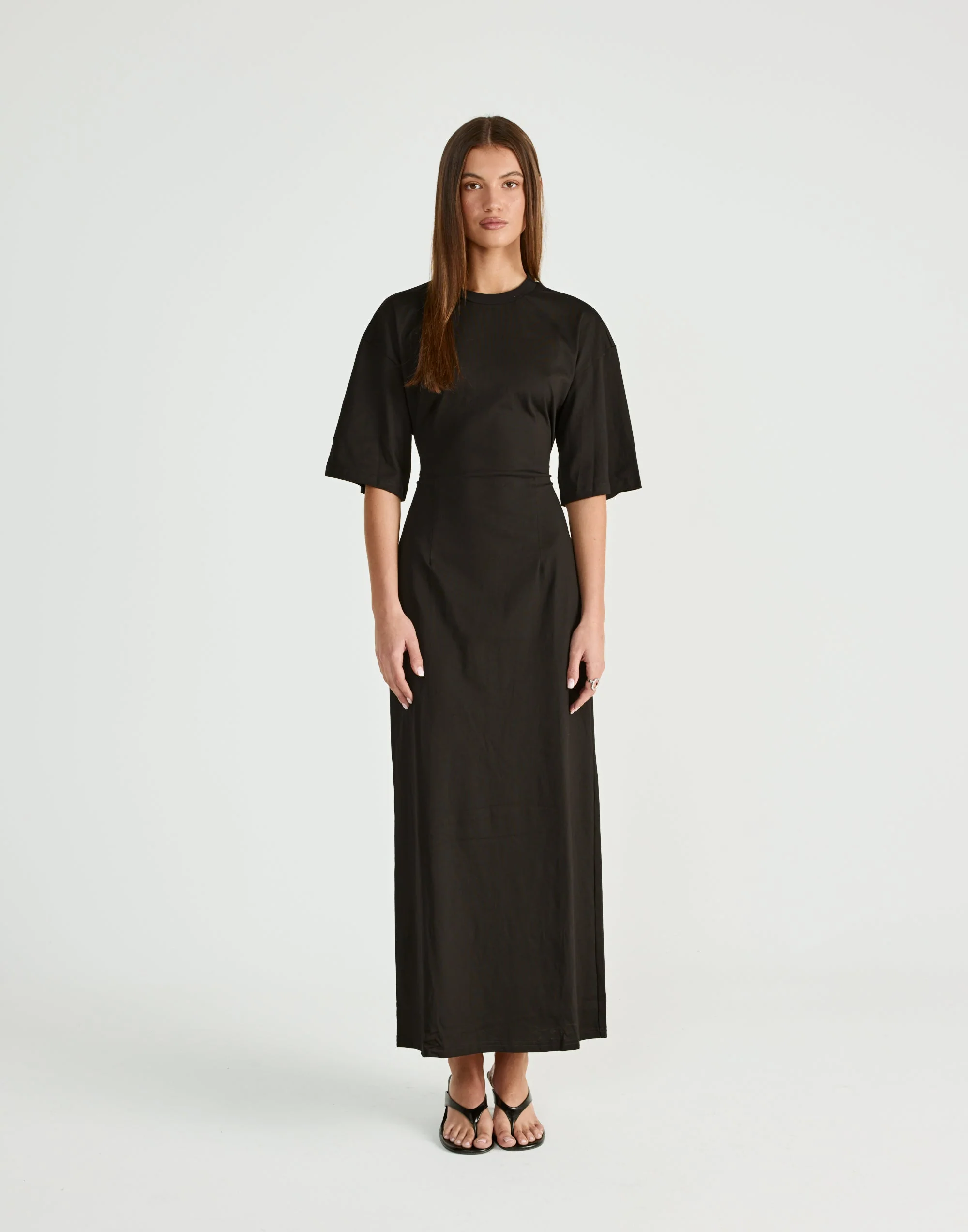 Echoes Maxi Dress (Black)