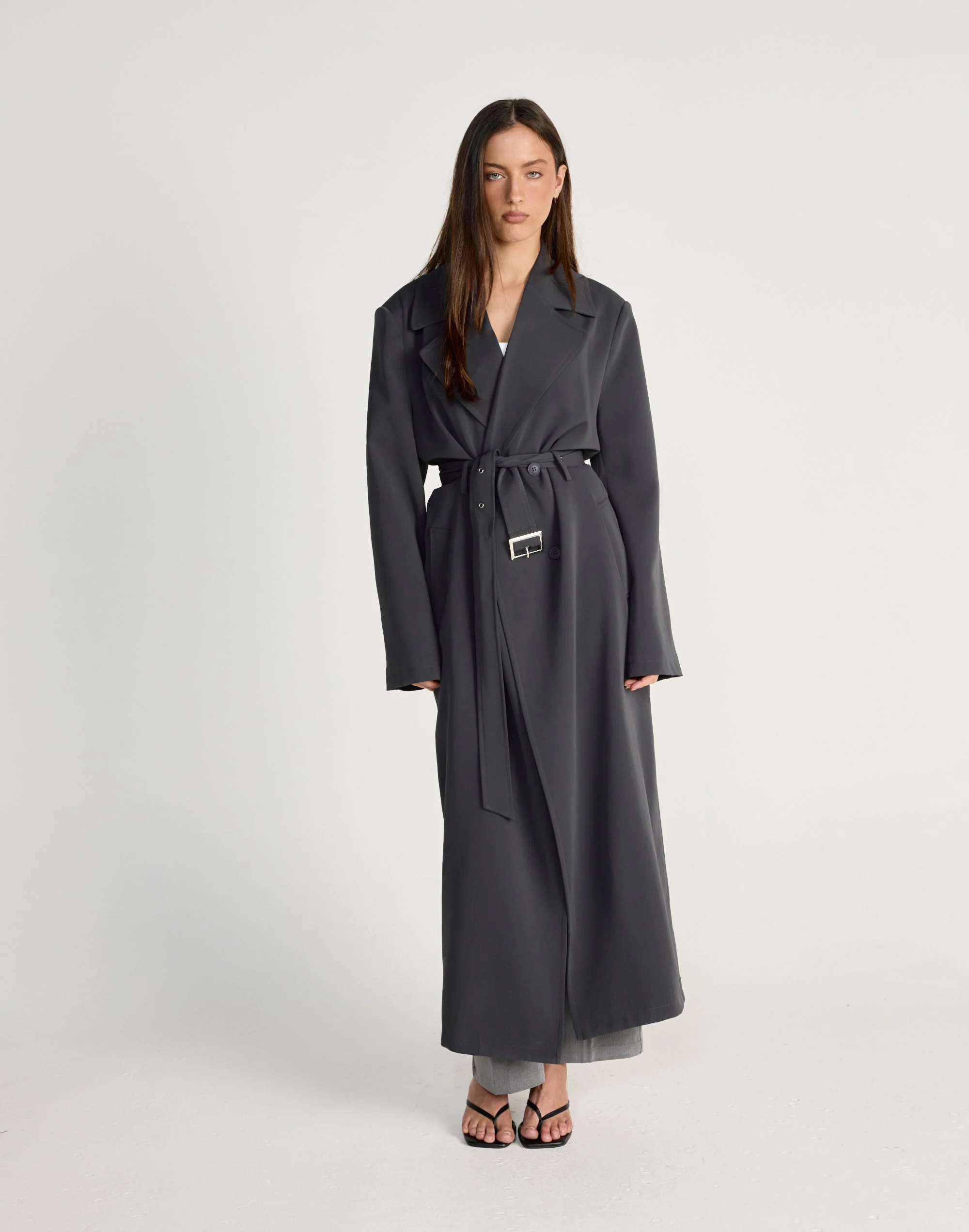 Pax Trench Coat (Slate)
