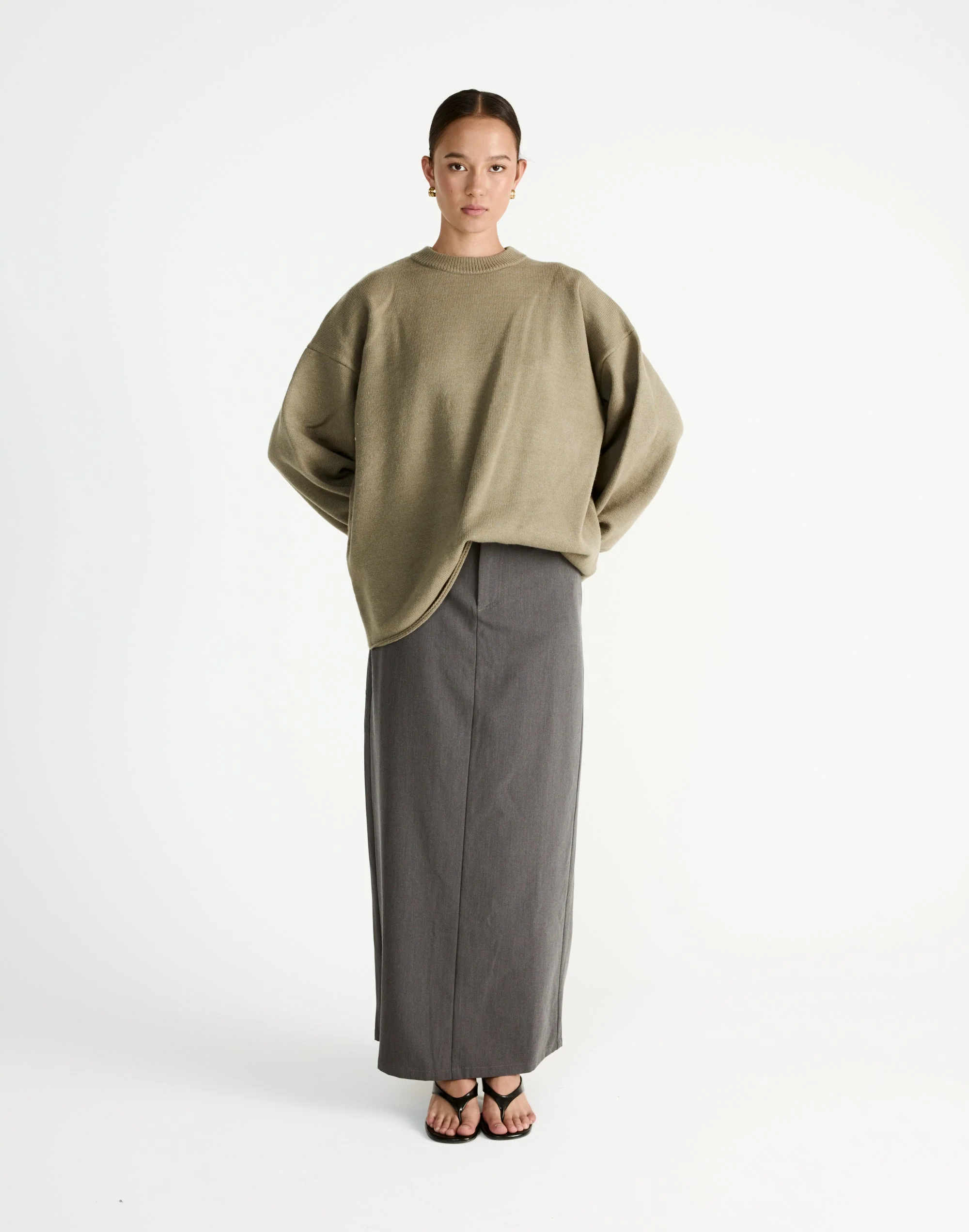 Arlette Jumper (Dusty Olive)