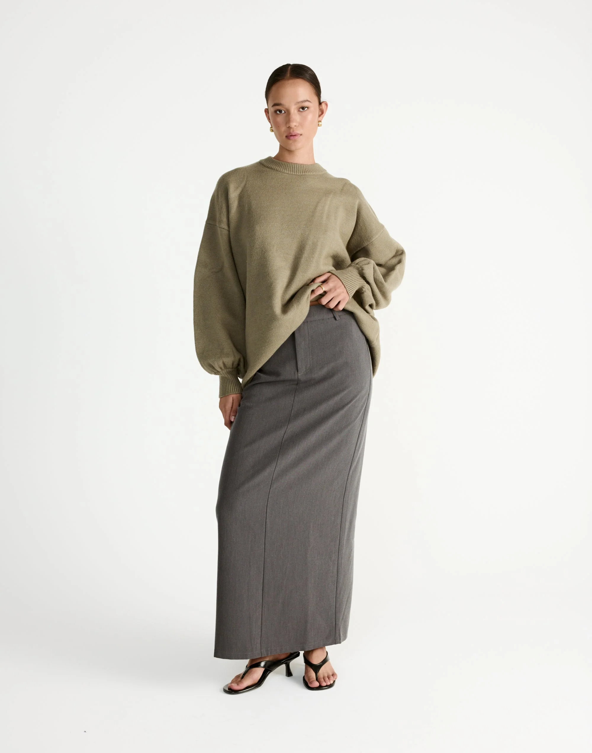 Arlette Jumper (Dusty Olive)