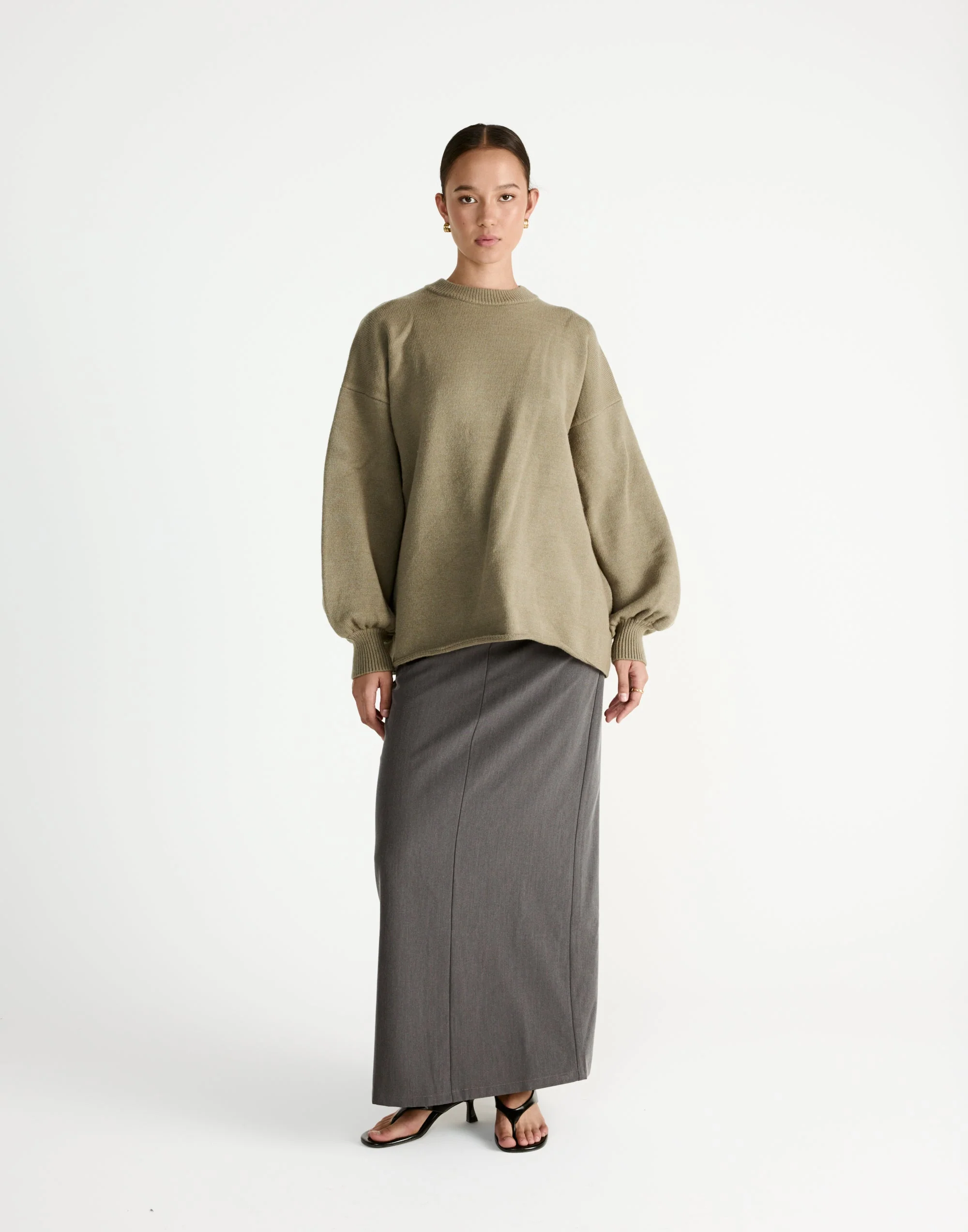 Arlette Jumper (Dusty Olive)