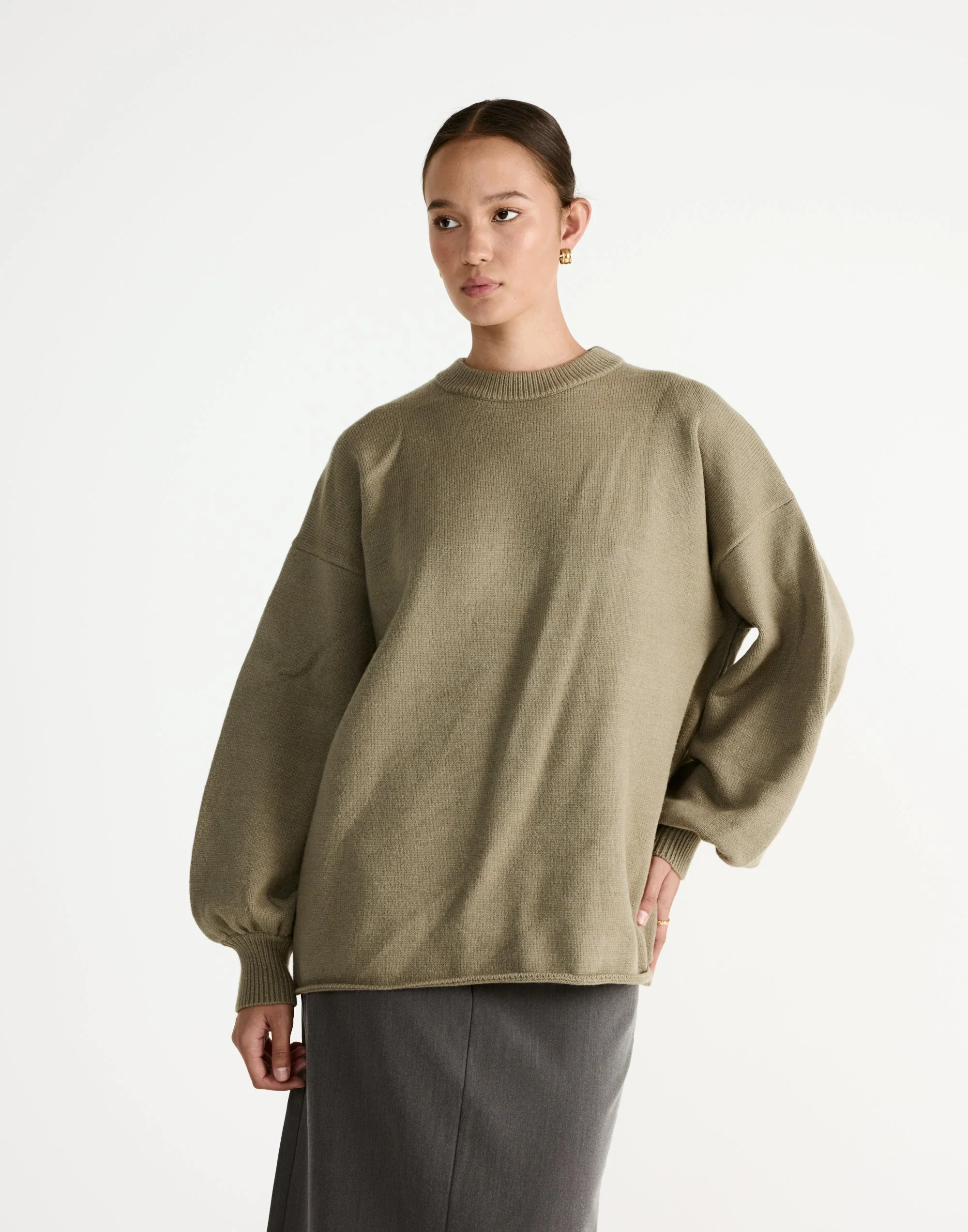 Arlette Jumper (Dusty Olive)