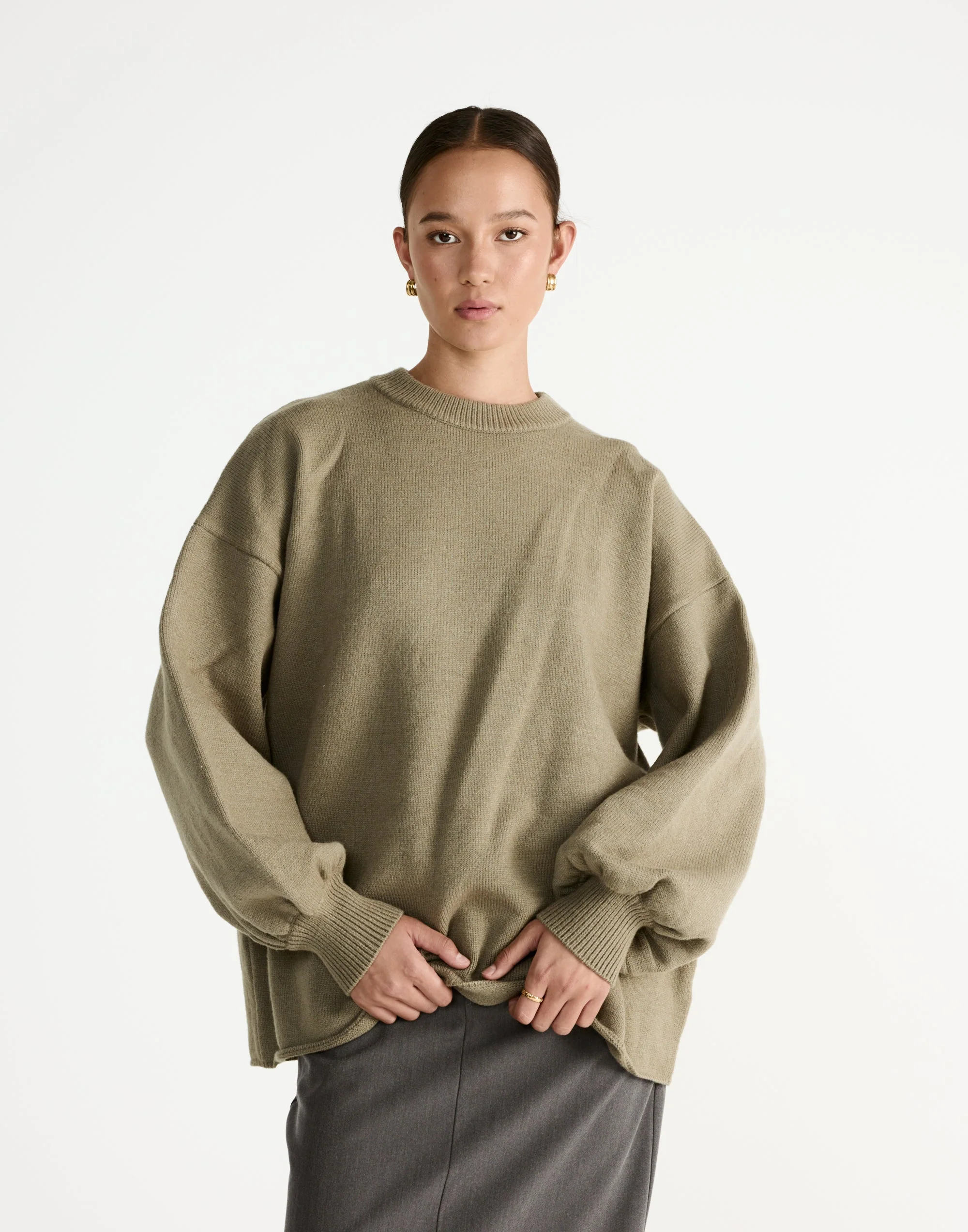 Arlette Jumper (Dusty Olive)