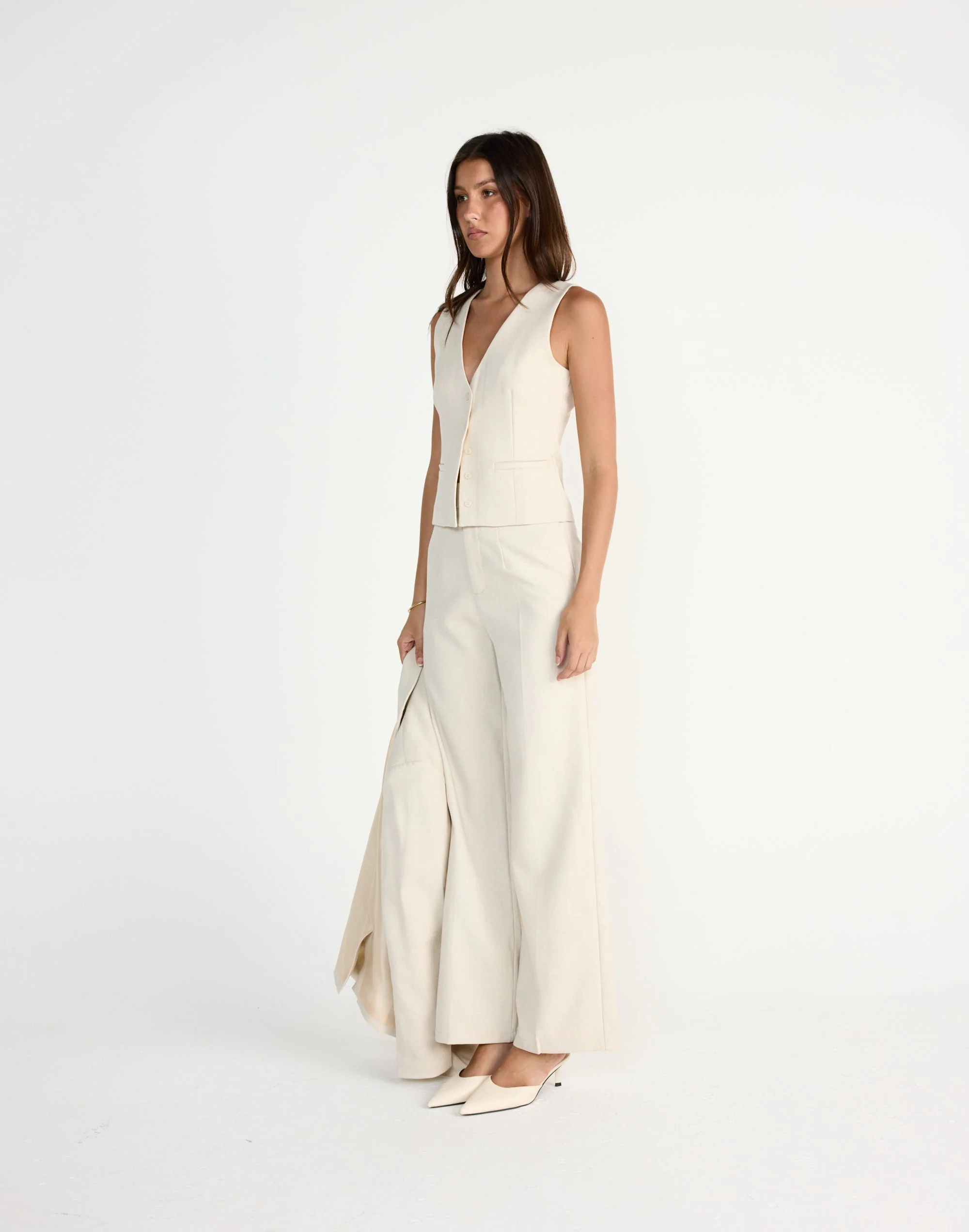 Reagan Vest (Cream Marle) 3 Reagan Vest (Cream Marle)