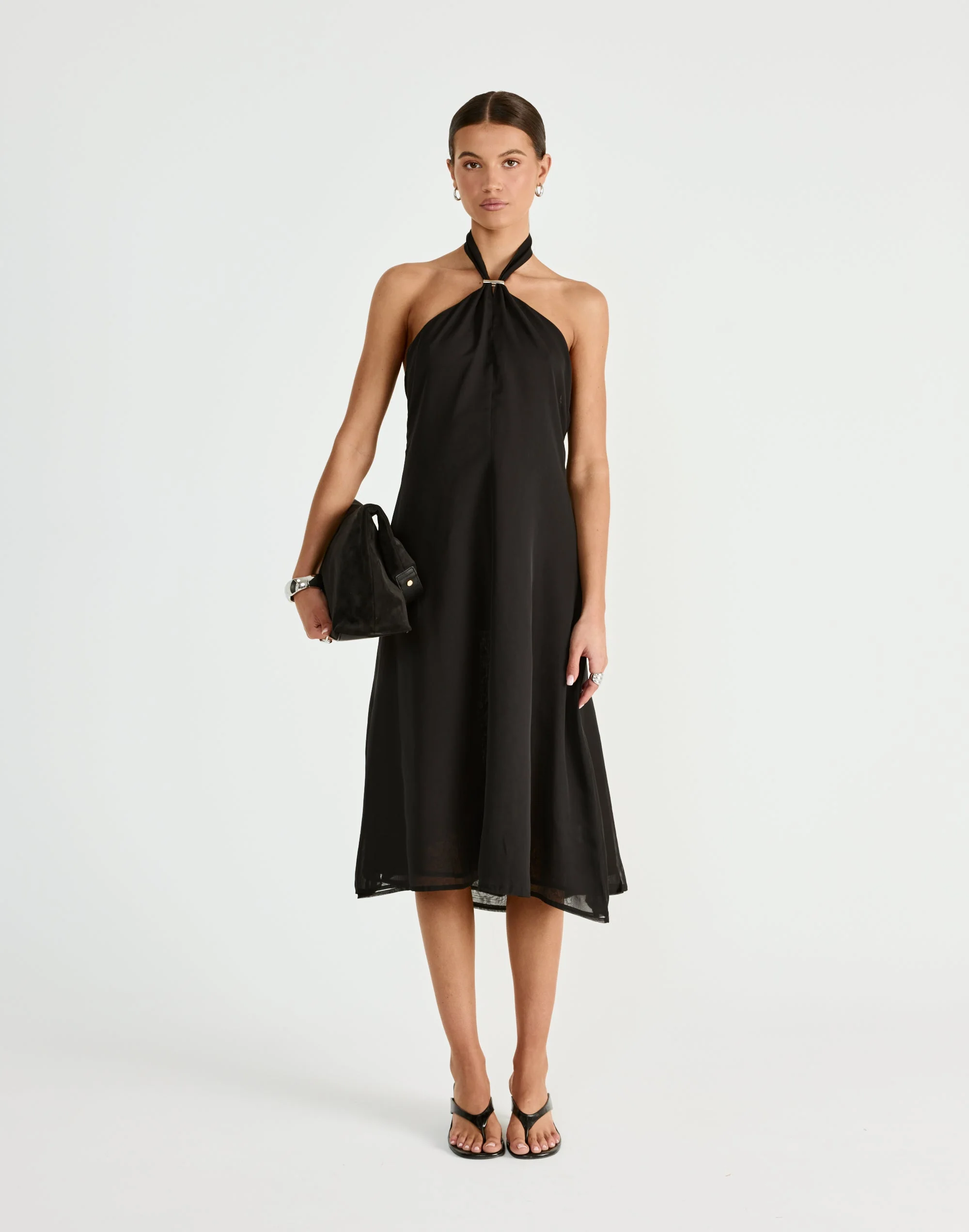 Merritt Midi Dress (Black)