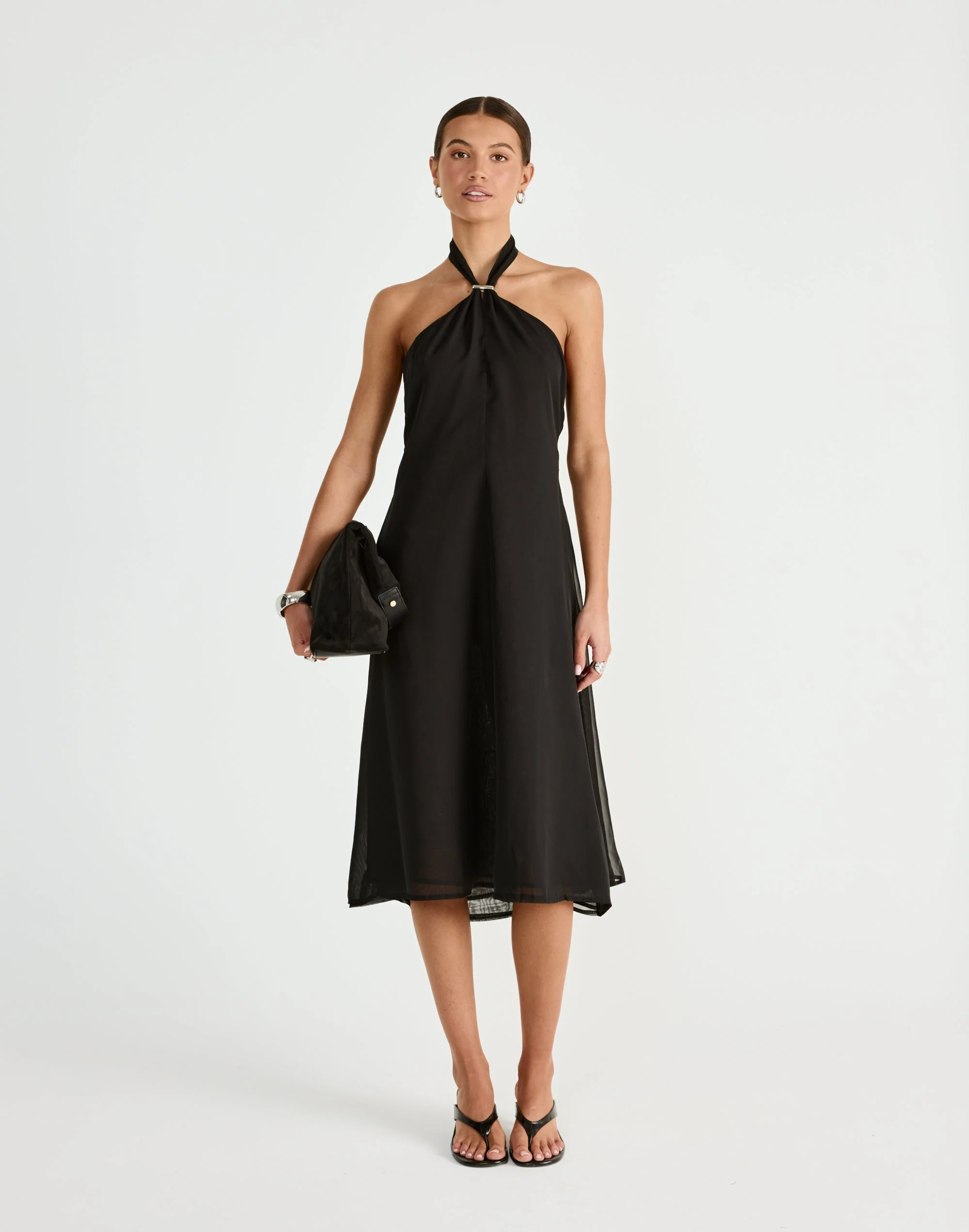 Merritt Midi Dress (Black)