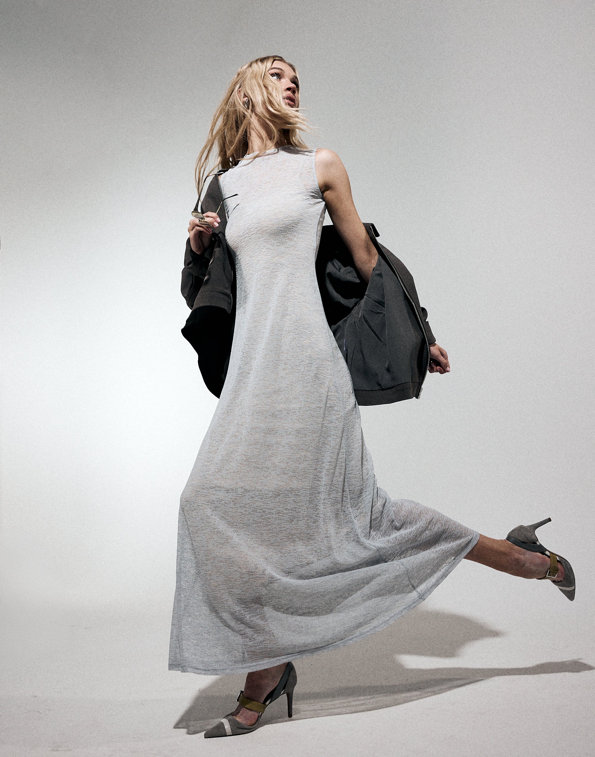 Camdyn Maxi Dress (Stone Blue)