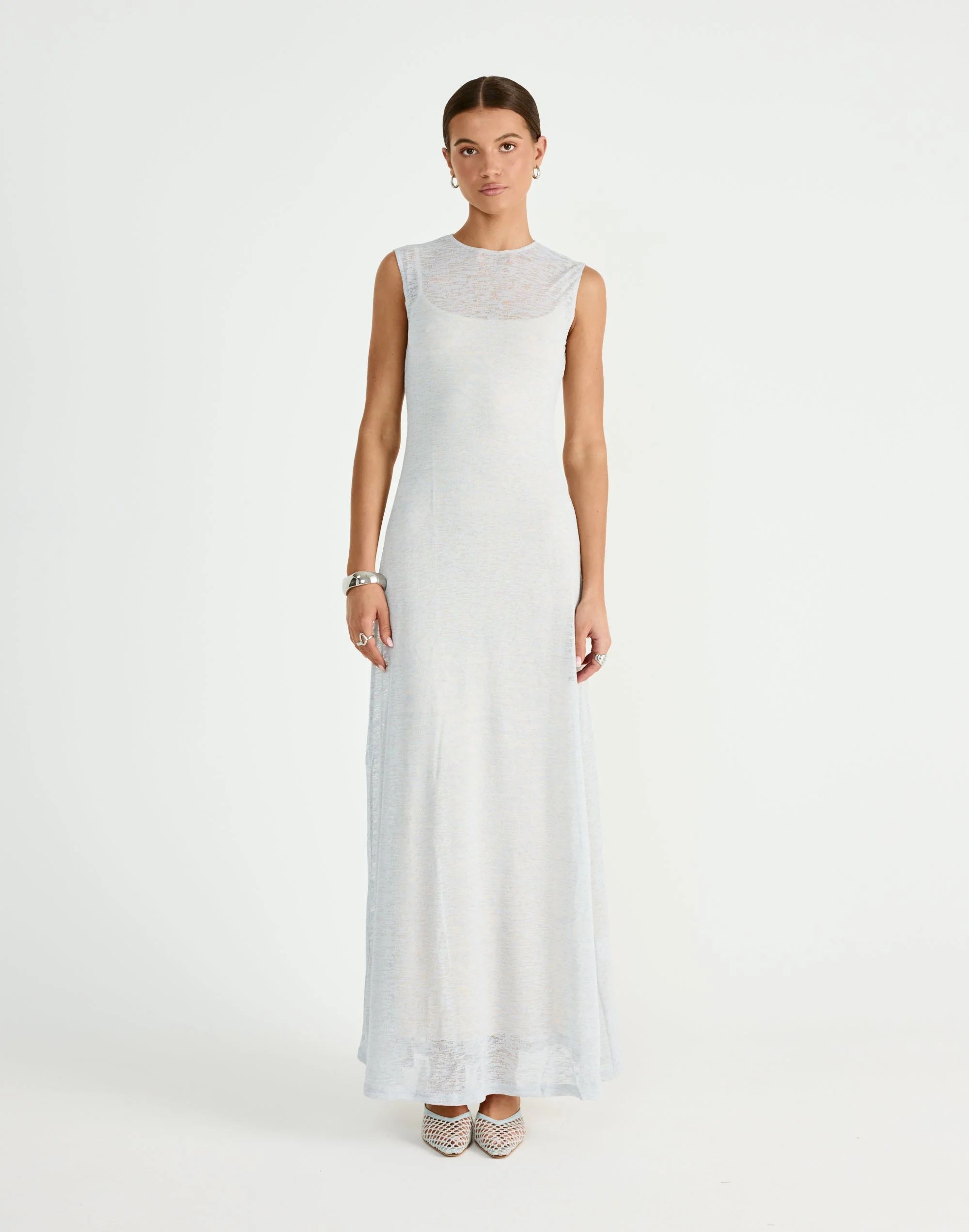 Camdyn Maxi Dress (Stone Blue)