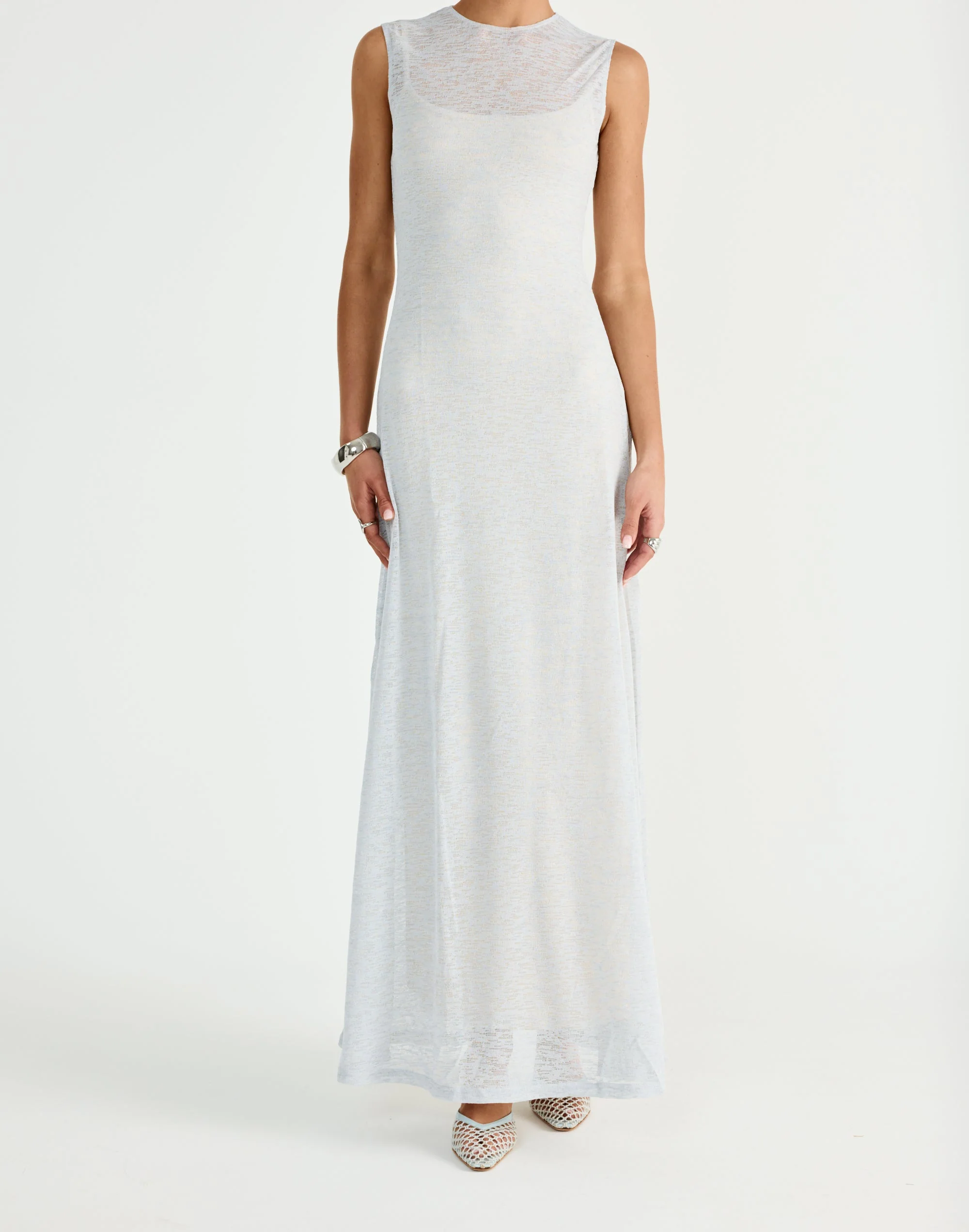 Camdyn Maxi Dress (Stone Blue) 5 Camdyn Maxi Dress (Stone Blue)
