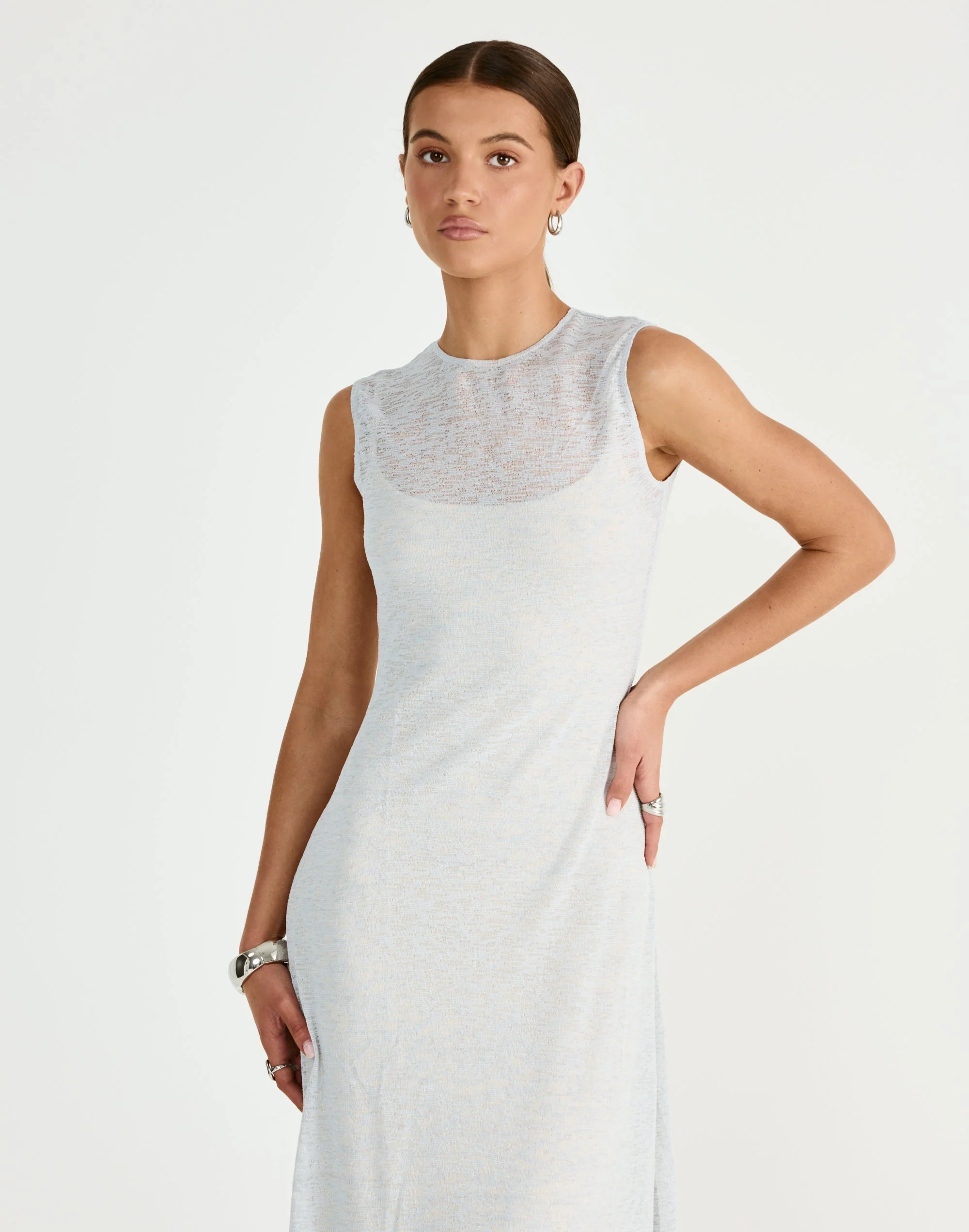 Camdyn Maxi Dress (Stone Blue) 6 Camdyn Maxi Dress (Stone Blue)