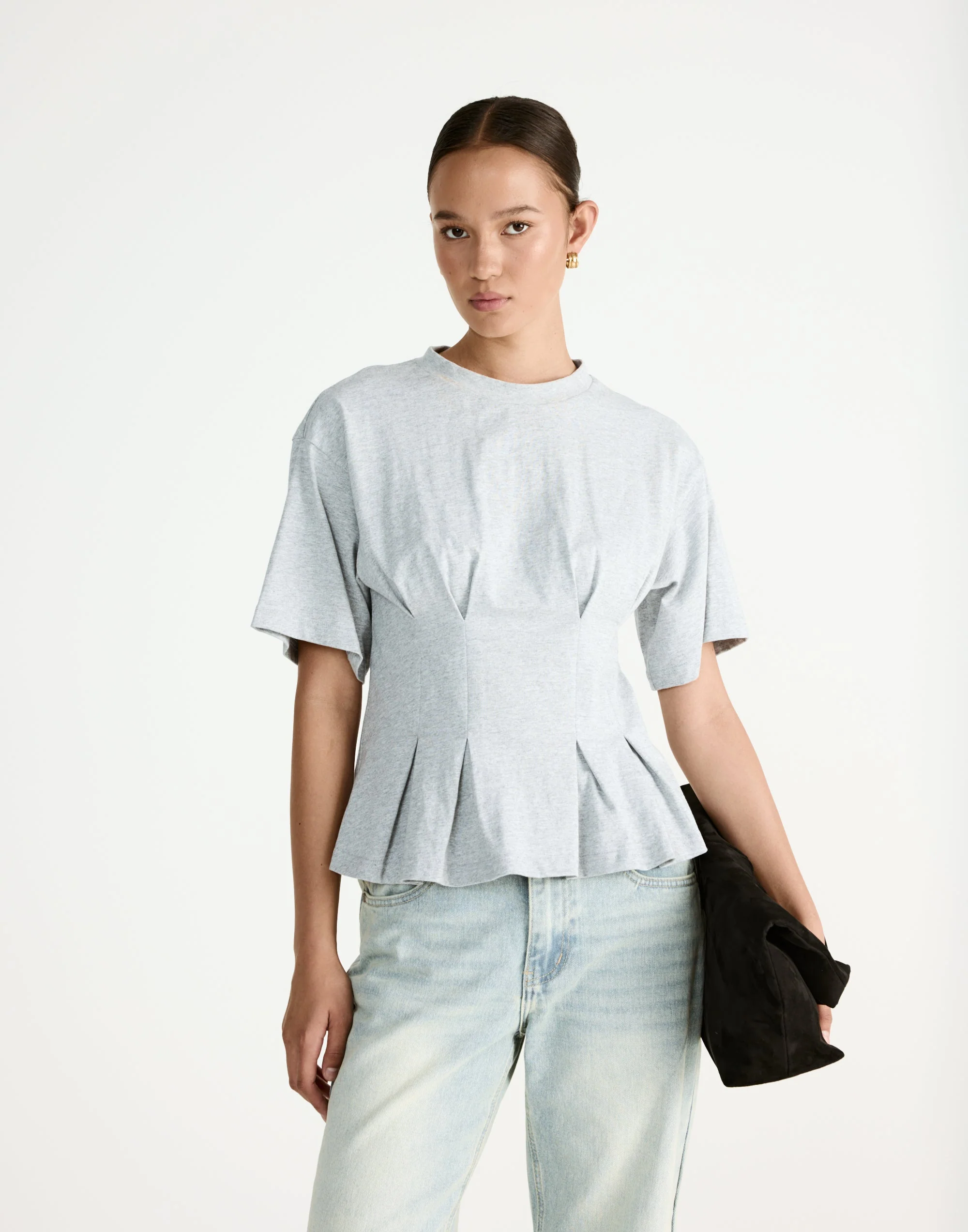 Chaya Top (Grey Marle)
