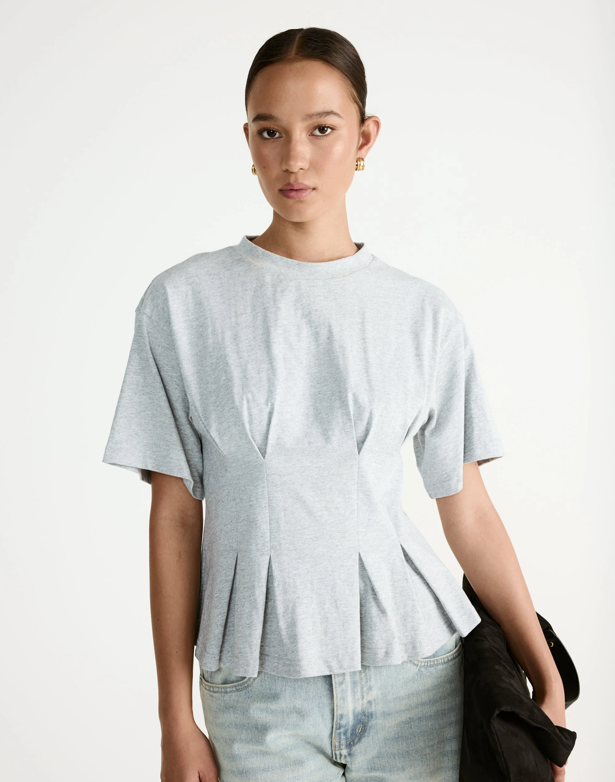 Chaya Top (Grey Marle) 3 Chaya Top (Grey Marle)