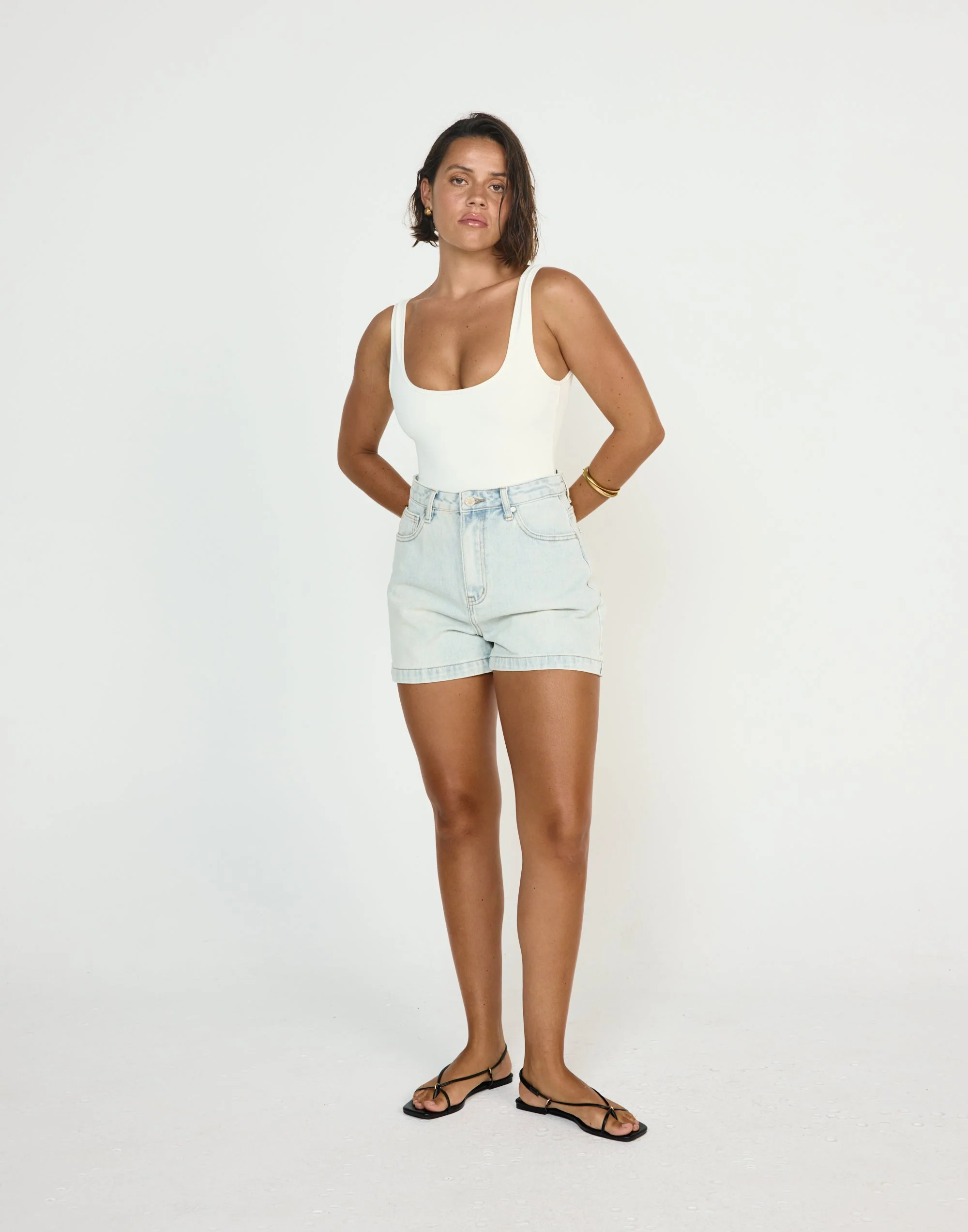 Lucas Denim Shorts (Light Blue)