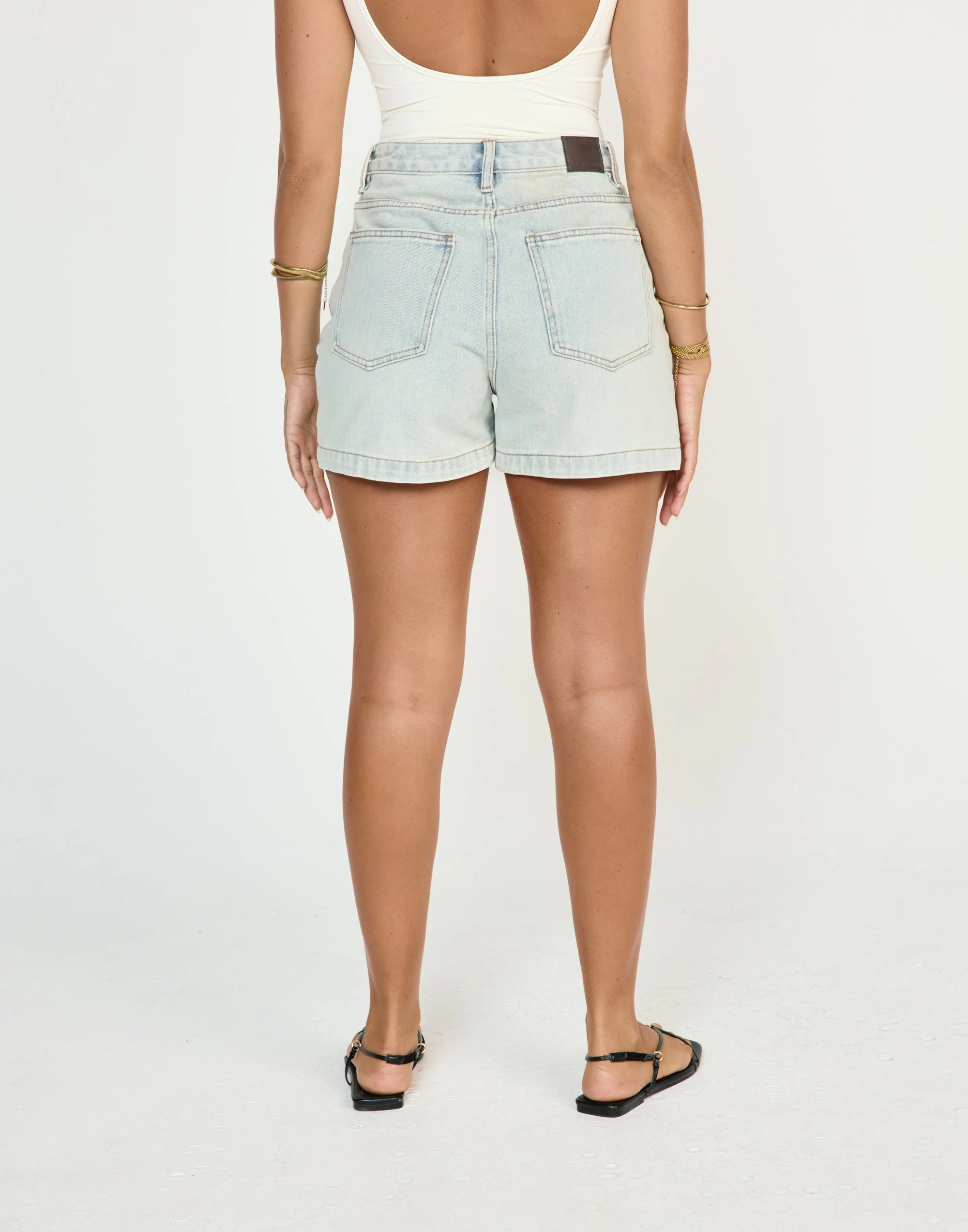 Lucas Denim Shorts (Light Blue)