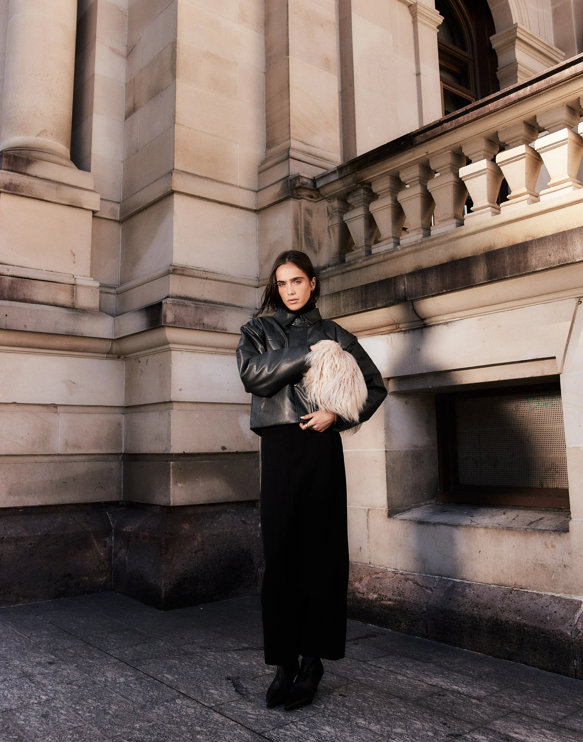 Giana Maxi Skirt (Black)