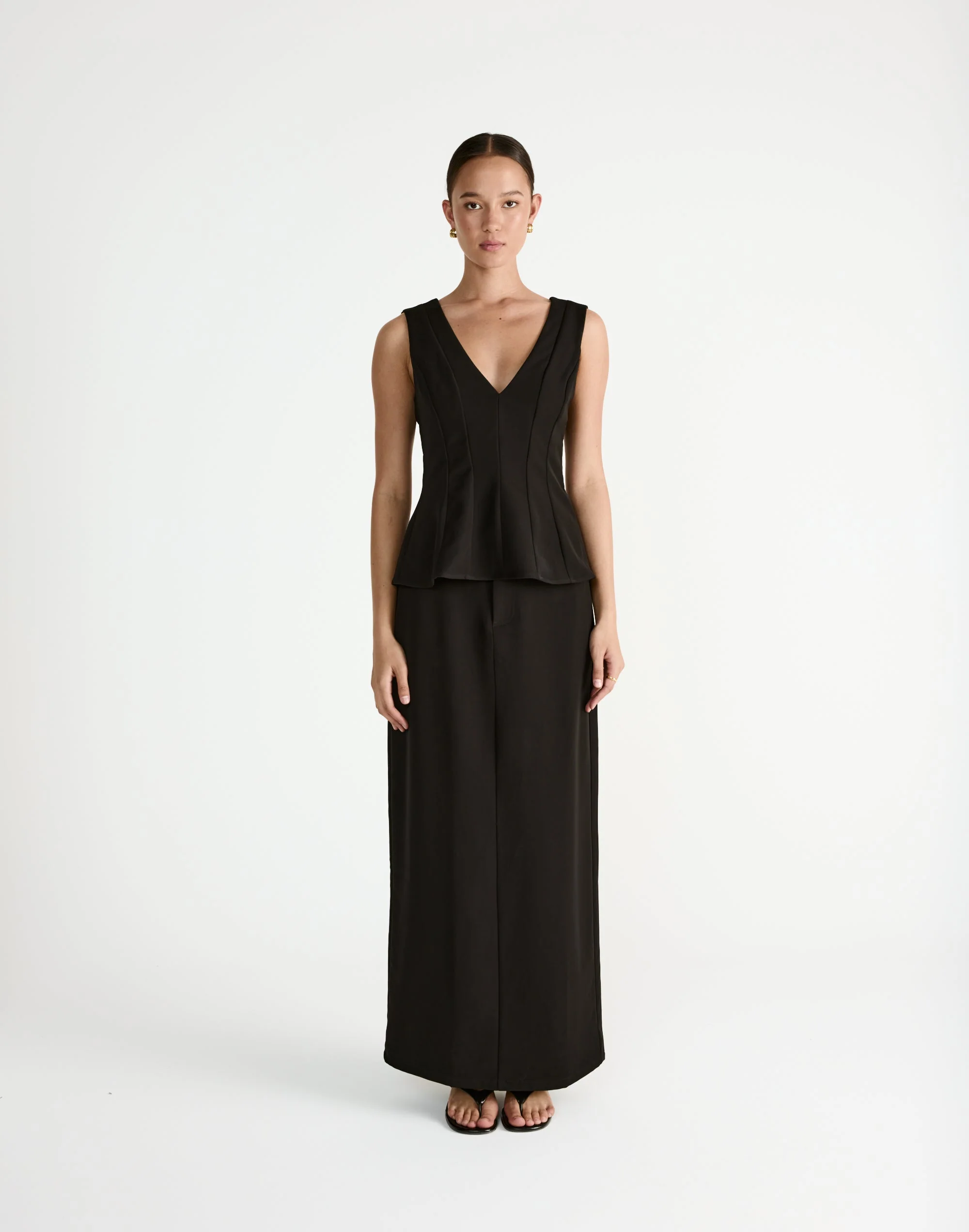 Giana Maxi Skirt (Black)