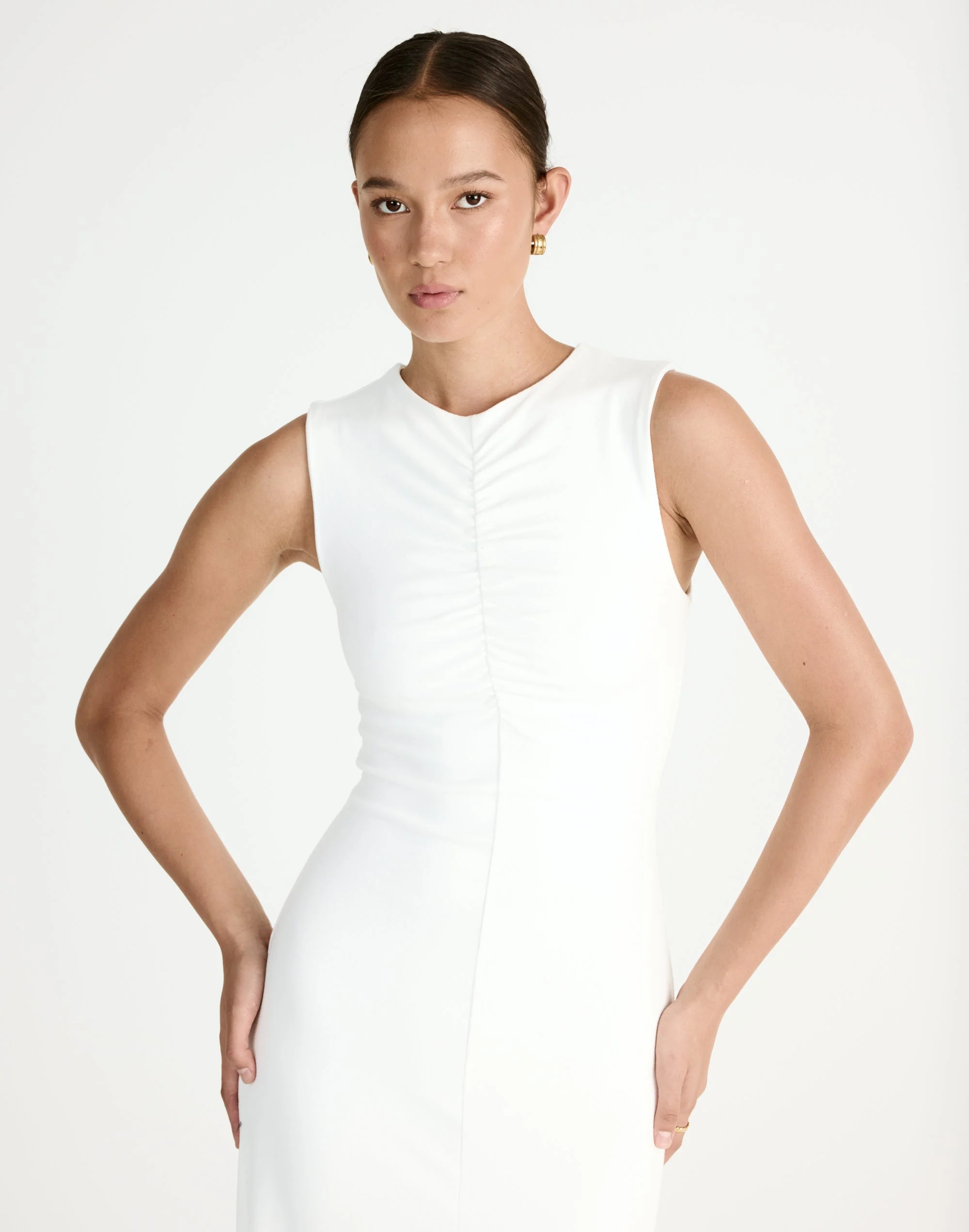 Cosmia Maxi Dress (Off White) 10 Cosmia Maxi Dress (Off White)