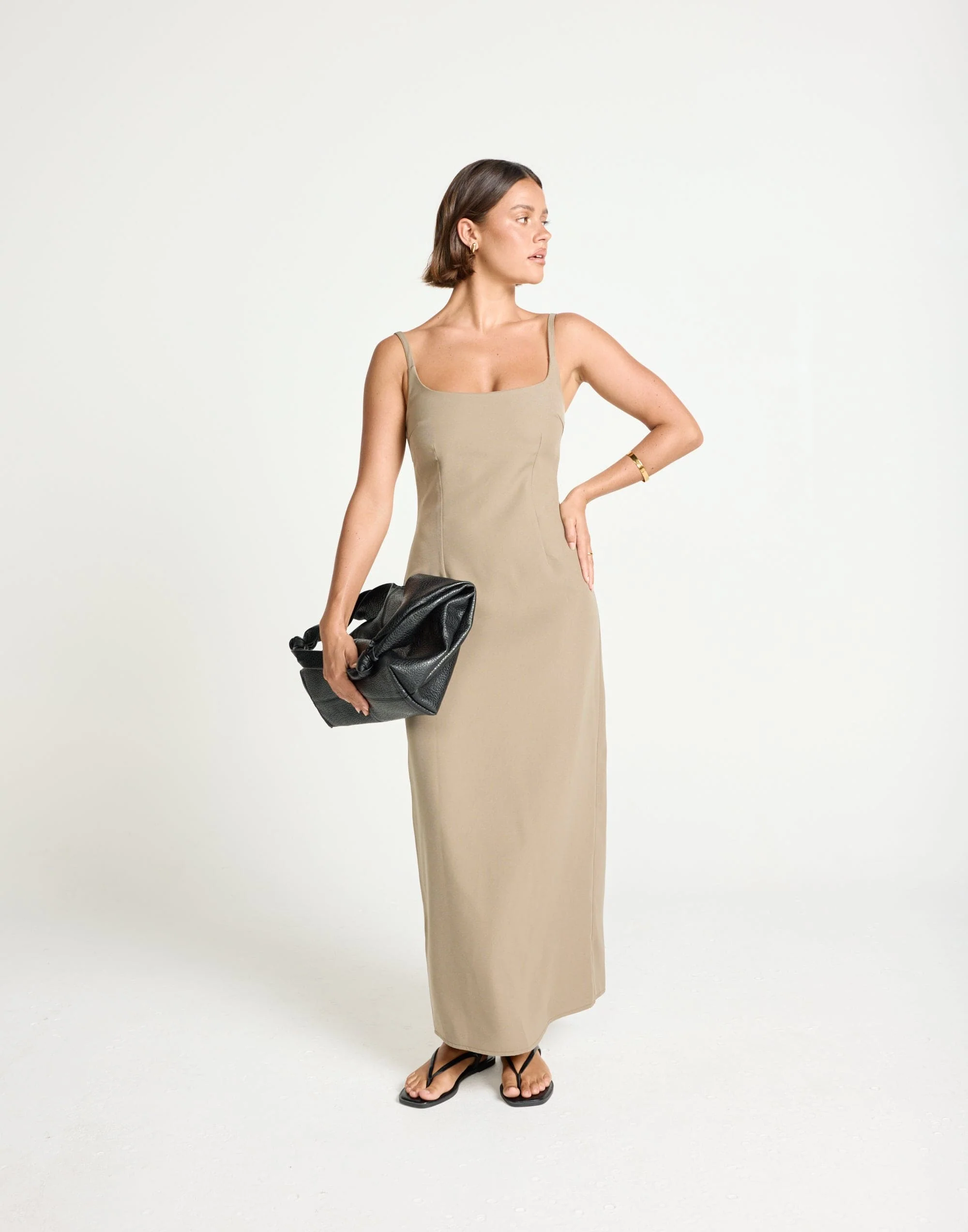 Alistair Maxi Dress (Stone) 10 Alistair Maxi Dress (Stone)