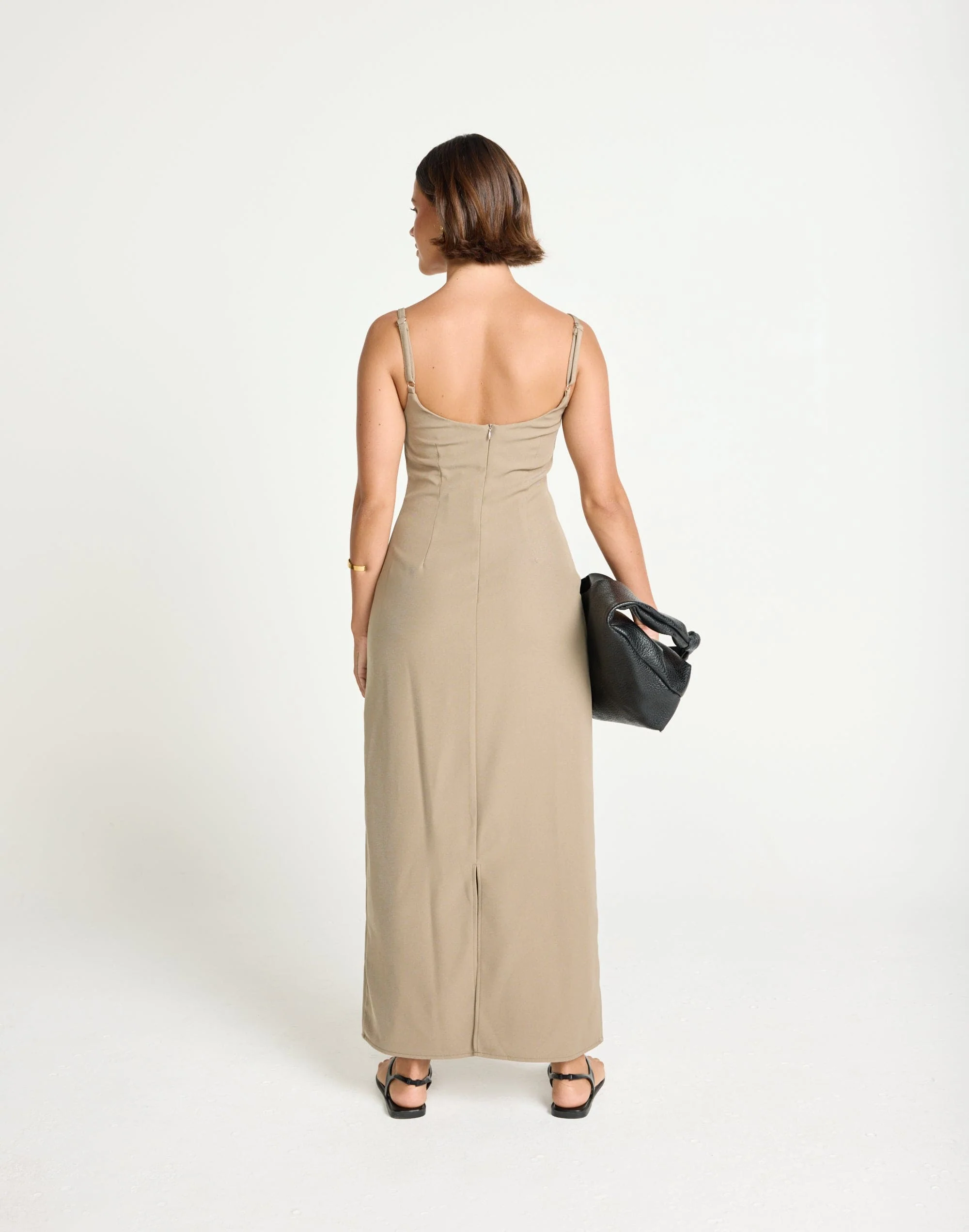 Alistair Maxi Dress (Stone) 12 Alistair Maxi Dress (Stone)