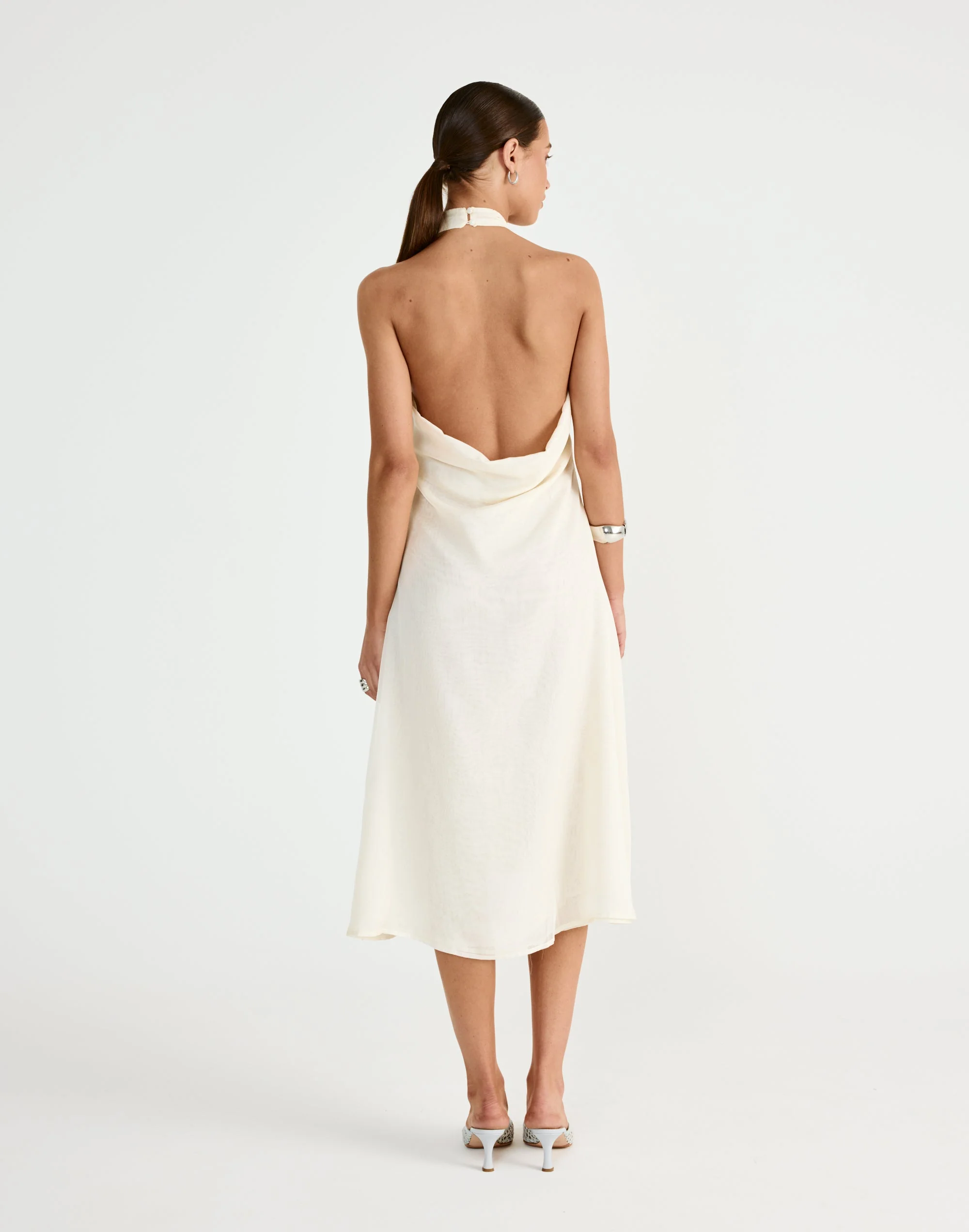 Merritt Midi Dress (Buttercream)