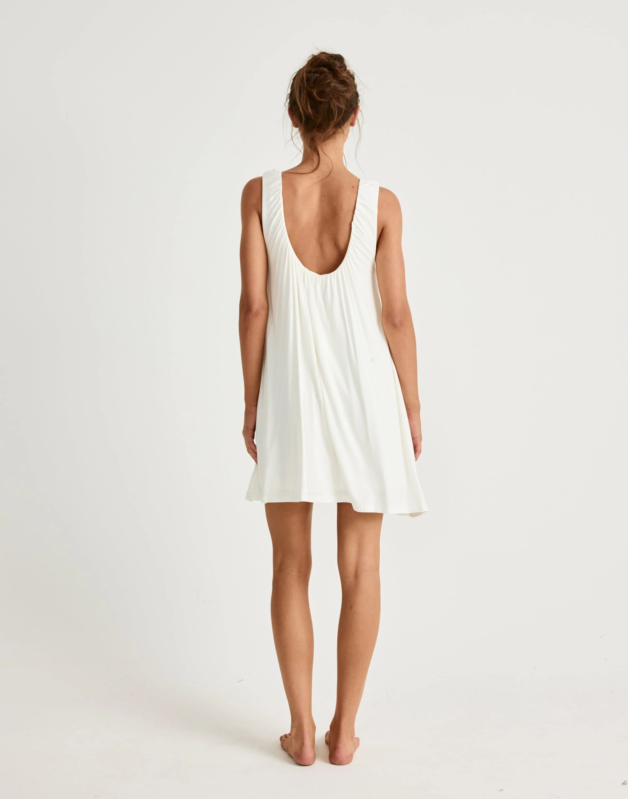 Selena Mini Dress (Off White) 4 Selena Mini Dress (Off White)