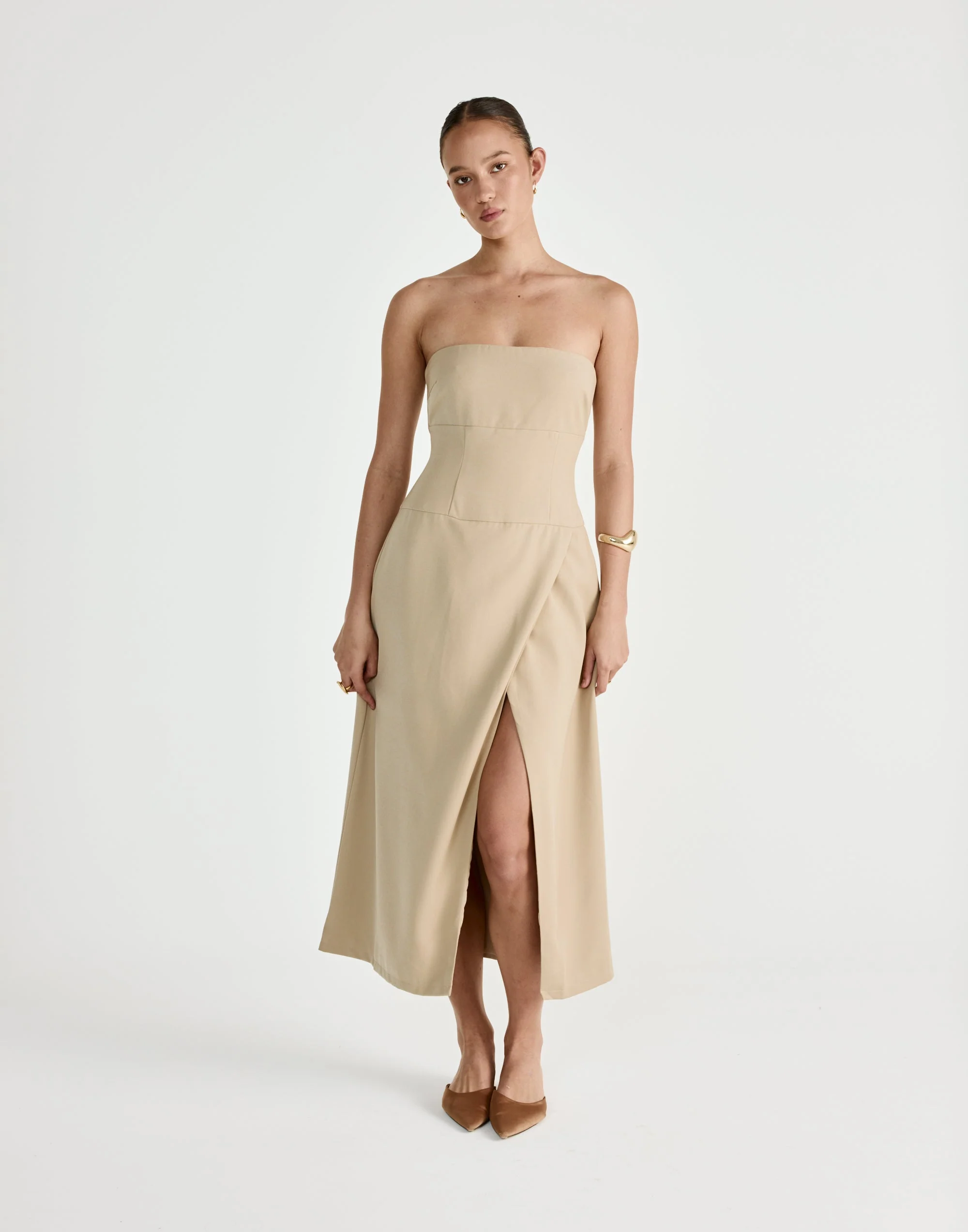 Shea Midi Dress (Honey) 5 Shea Midi Dress (Honey)