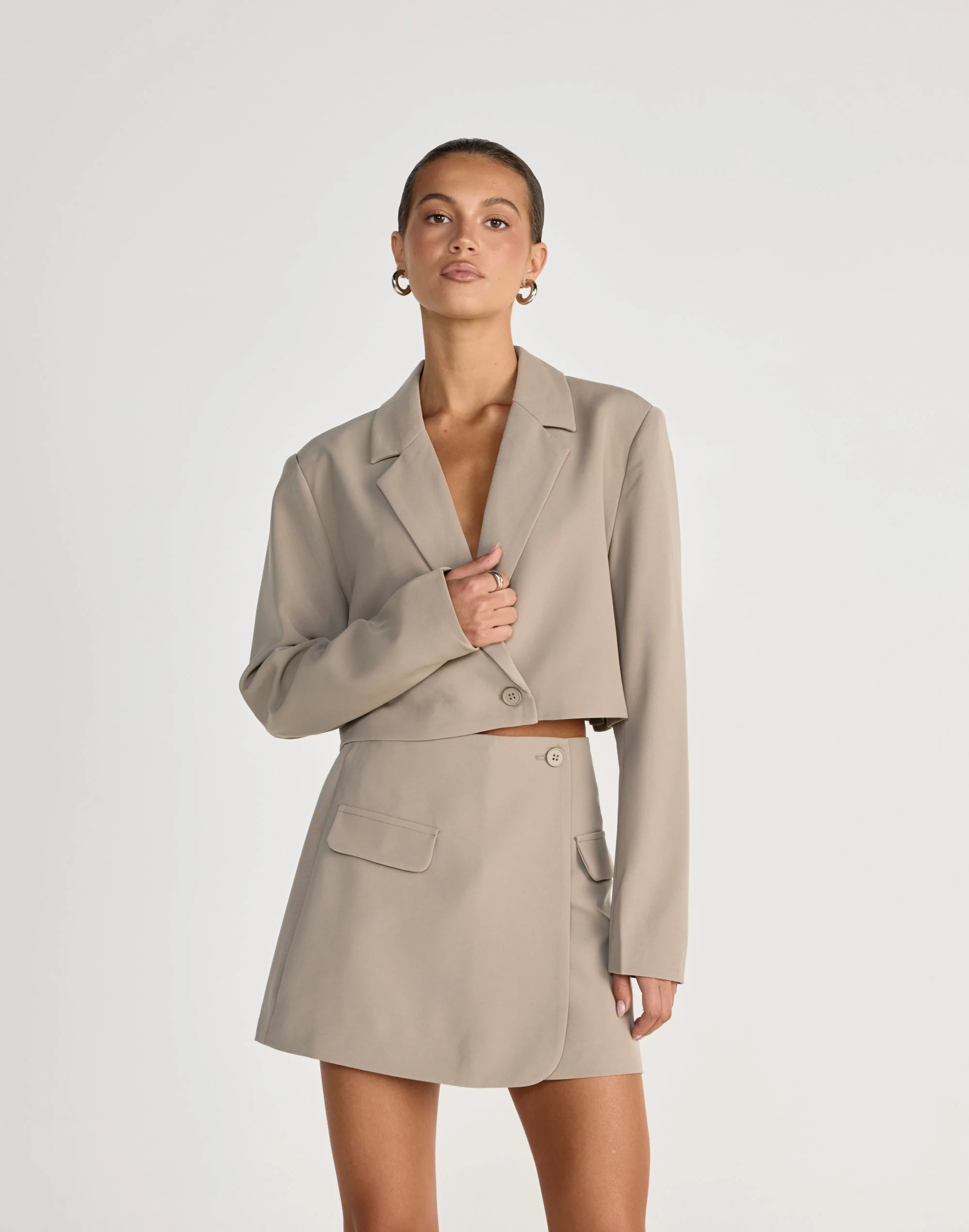 Waverly Cropped Blazer (Dusty Sage) 6 Waverly Cropped Blazer (Dusty Sage)